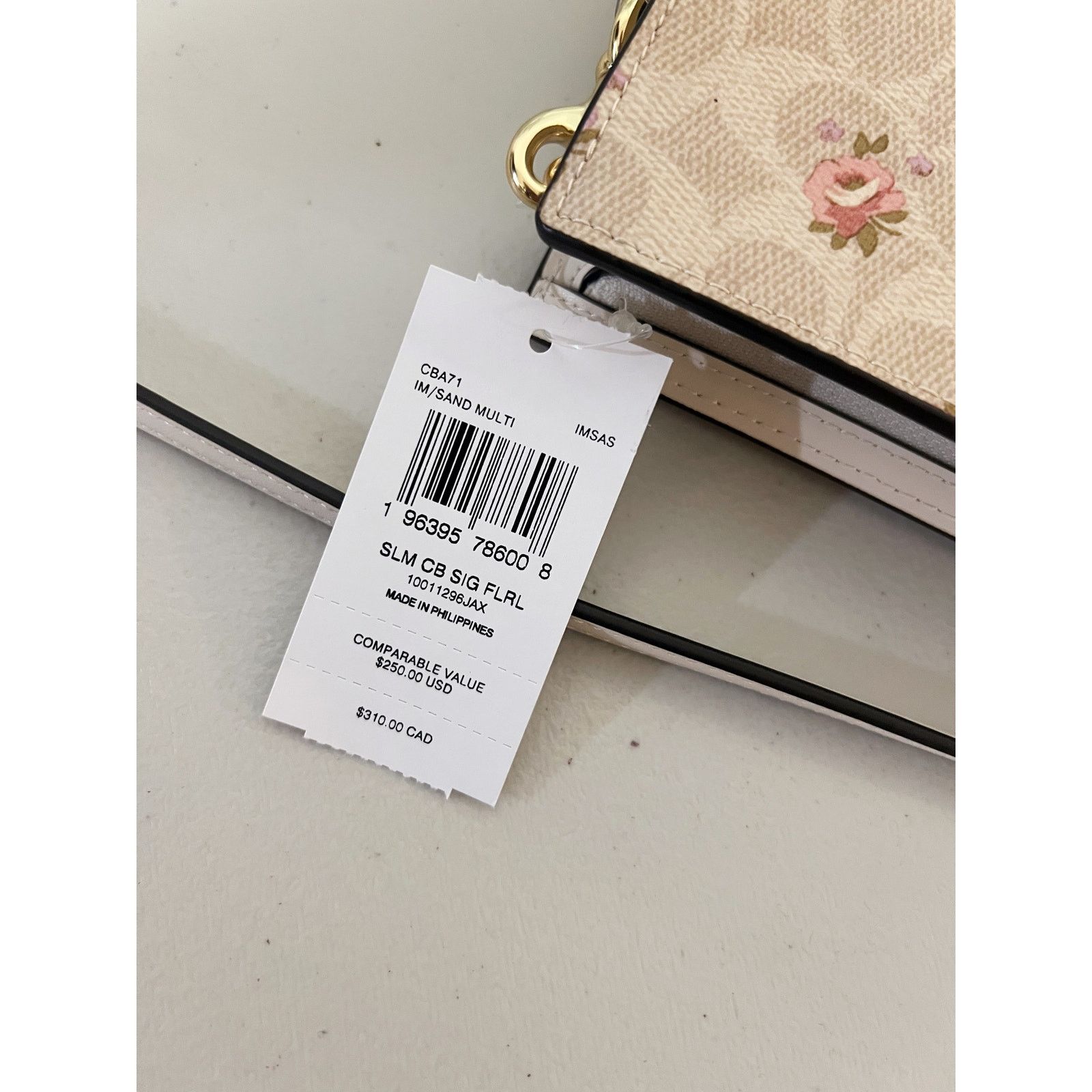 Coach Coach CBA71 Slim Crossbody Bag In Signature Canvas Size ONE SIZE - 7 Thumbnail