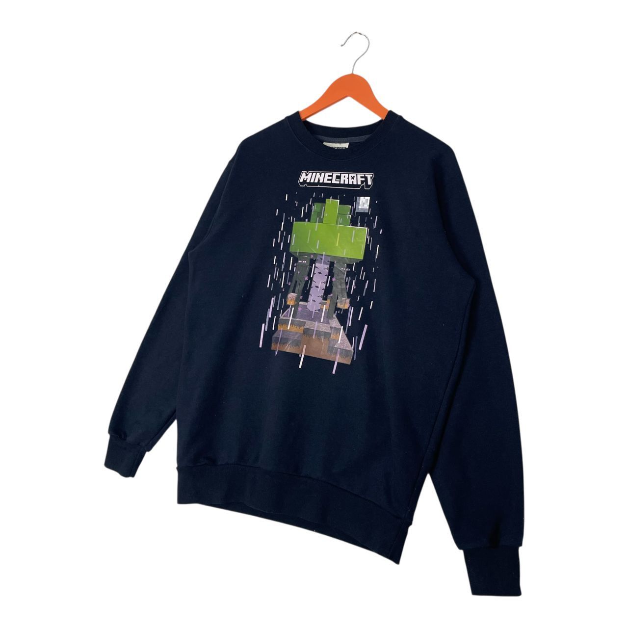 Anime Vintage Minecraft Big Printed Logo Pullover Sweatshirt Size US L / EU 52-54 / 3 - 3 Thumbnail