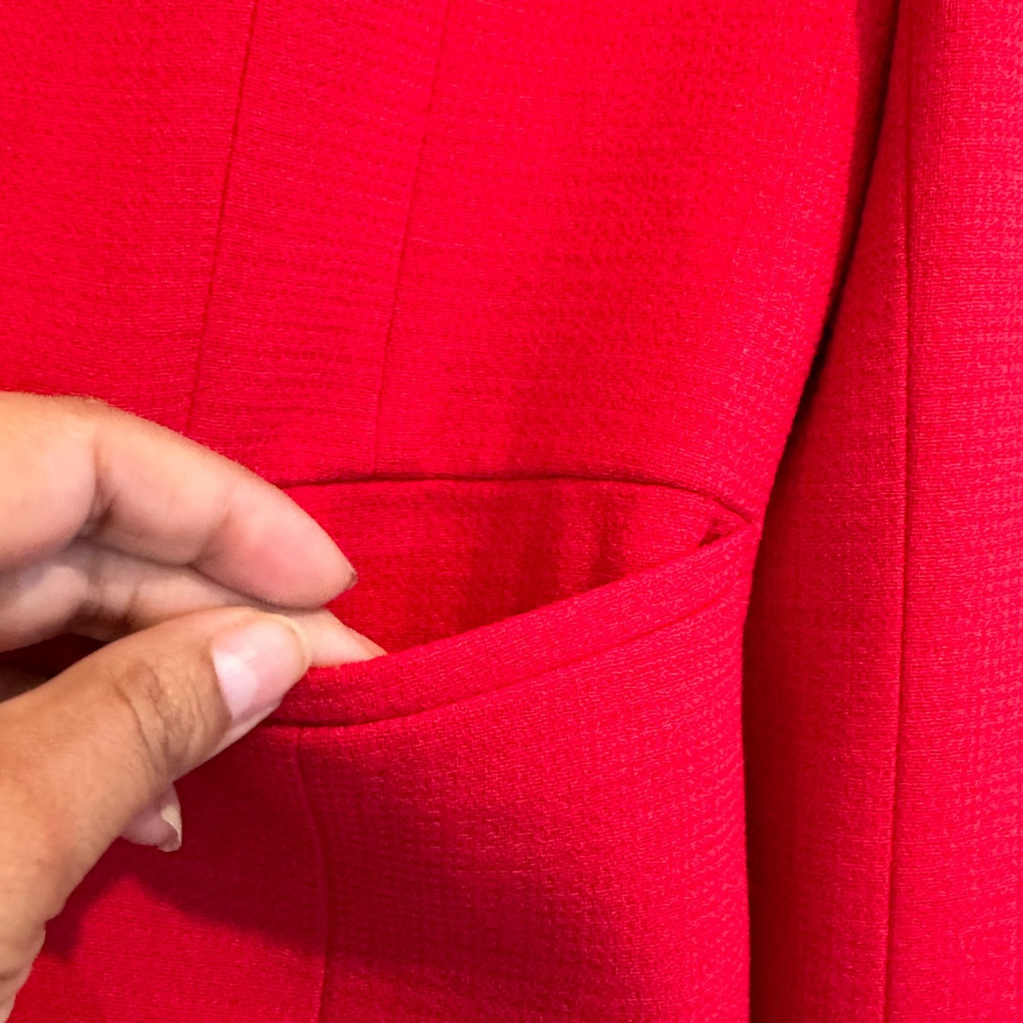 Ann Taylor ✨Ann Taylor Size 4/ Women's Red Elegant Long sleeve Blazer J Size S / US 4 / IT 40 - 5 Thumbnail