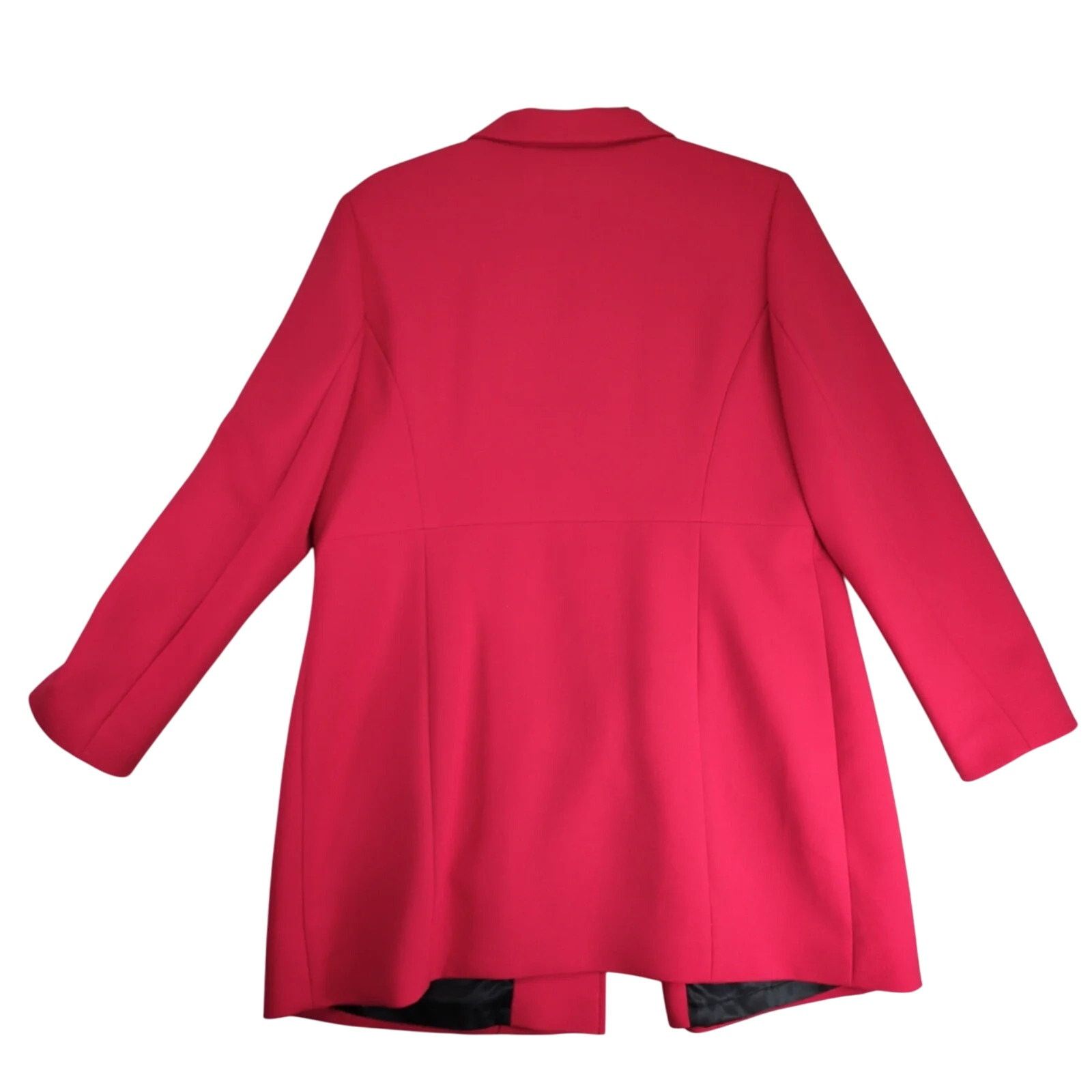 Other Fuchs Schmitt Red Pea Coat Jacket Women's US 14 Lined Button Size XL / US 12-14 / IT 48-50 - 3 Thumbnail