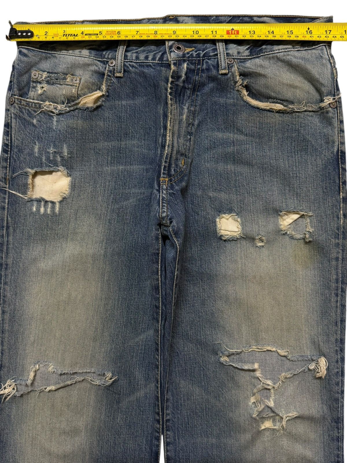 Chip & Pepper Vintage 90s Usa Chip & Pepper Mud Wash Distressed Wide Leg Size US 34 / EU 50 - 9 Thumbnail