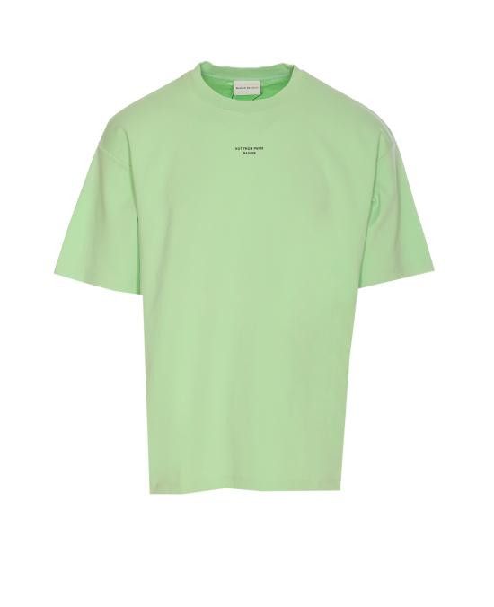Tシャツ・カットソー DROLE DE MONSIEUR Men T Shirts TS202 CO002LGN Green Drole De Monsieur DROLE DE MONSIEUR Men T-Shirts TS202