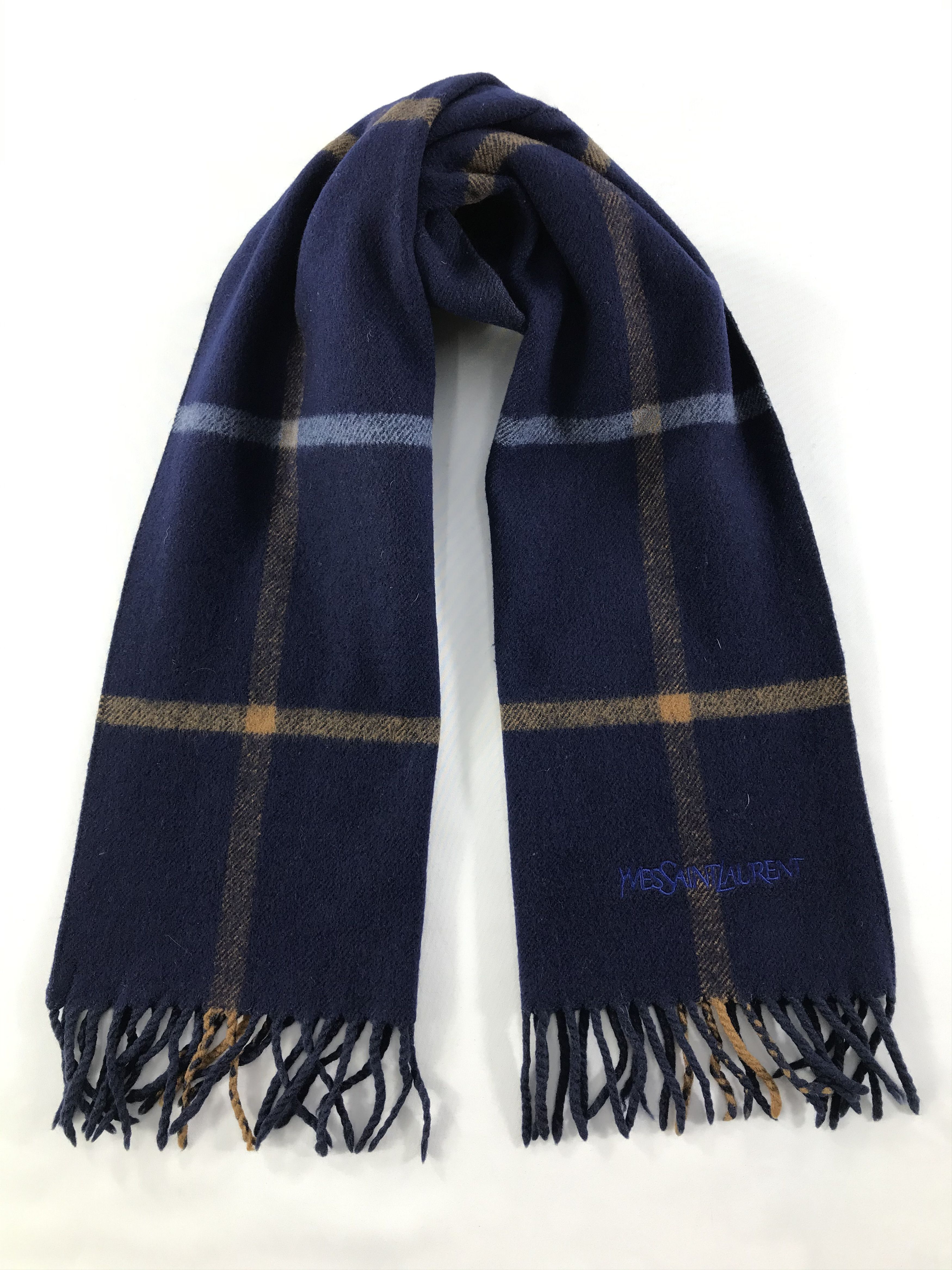 Vintage Yves Saint Laurent Scarf / Muffler / Neckwear - WW2640 Size ONE SIZE - 1 Thumbnail