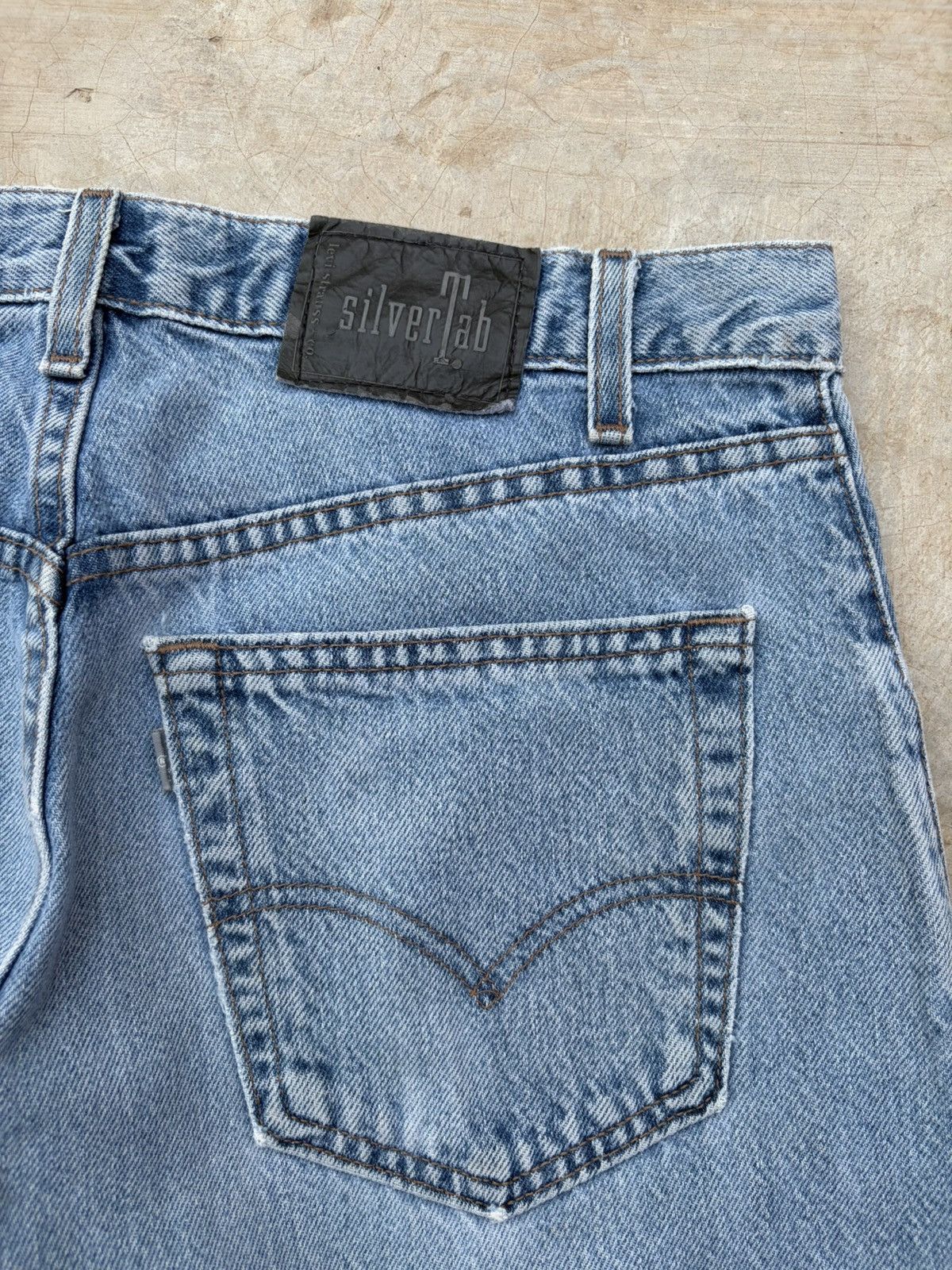 Levi's Vintage 90s Levis Silver Tabs Relaxed Fit Jeans Size US 34 / EU 50 - 3 Thumbnail