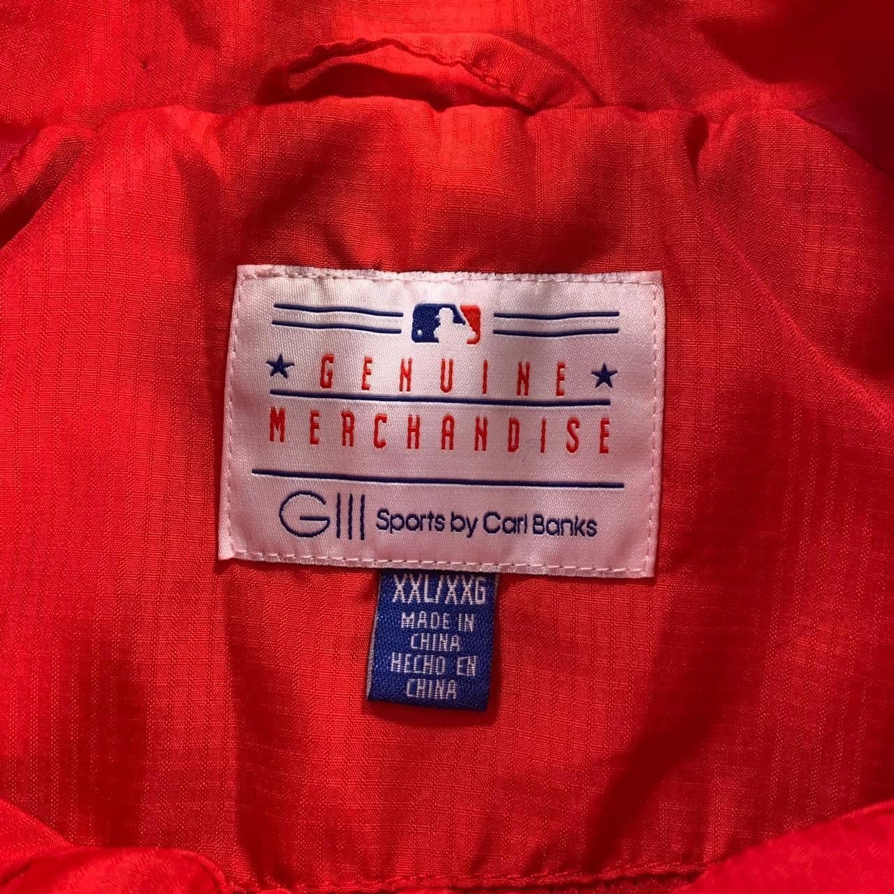 MLB G III Sports MLB Baseball Philadelphia Phillies Red Jacket Size US XXL / EU 58 / 5 - 5 Thumbnail