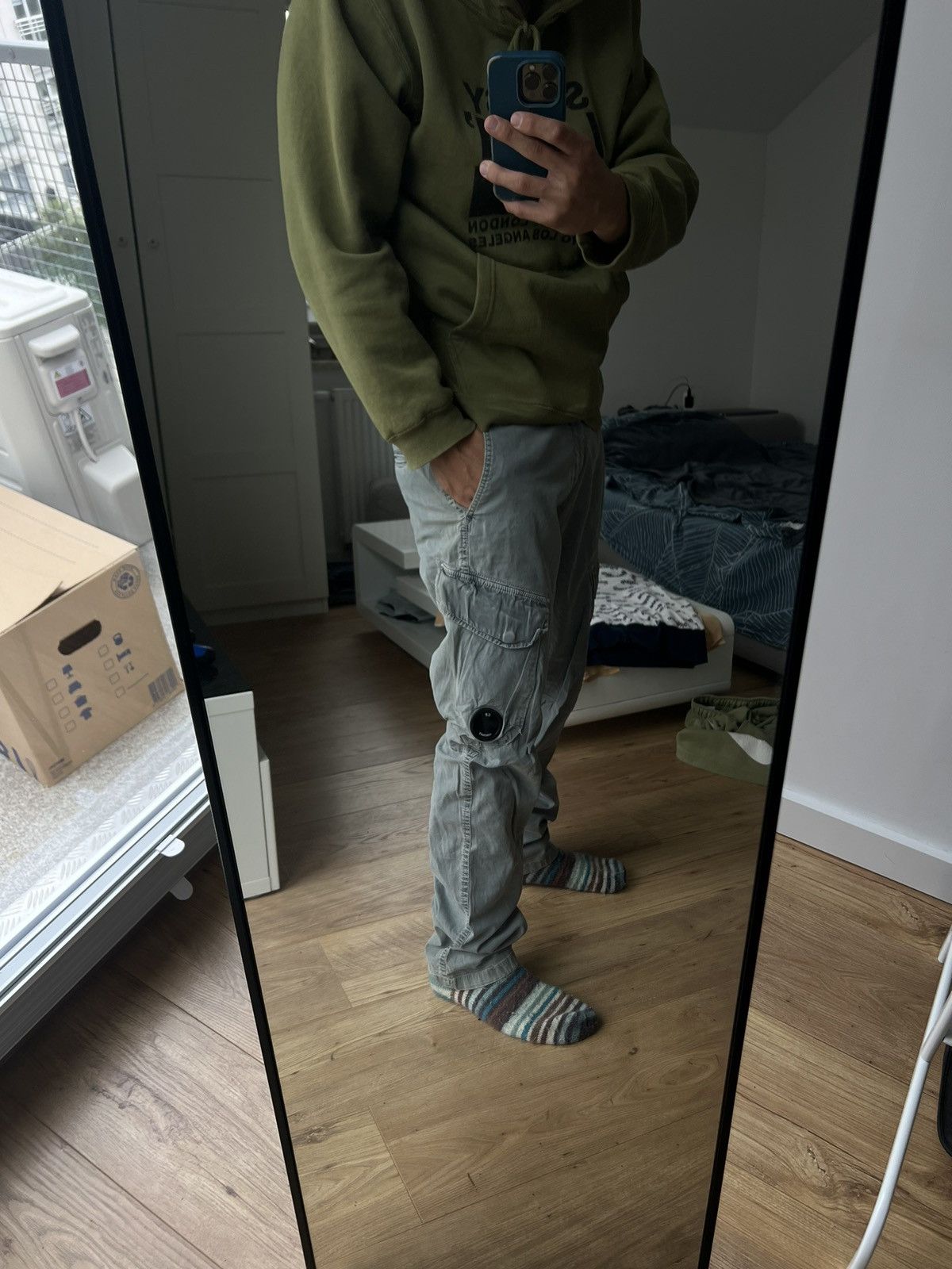 C.P. Company 00’s C.P. COMPANY CASUAL RARE BAGGY MULTIPOCKET CARGO PANTS Size US 34 / EU 50 - 2 Thumbnail