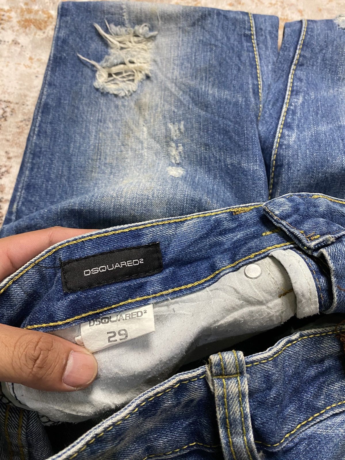 Acne Studios 💥Distress Denim💥 Size US 29 - 12 Thumbnail