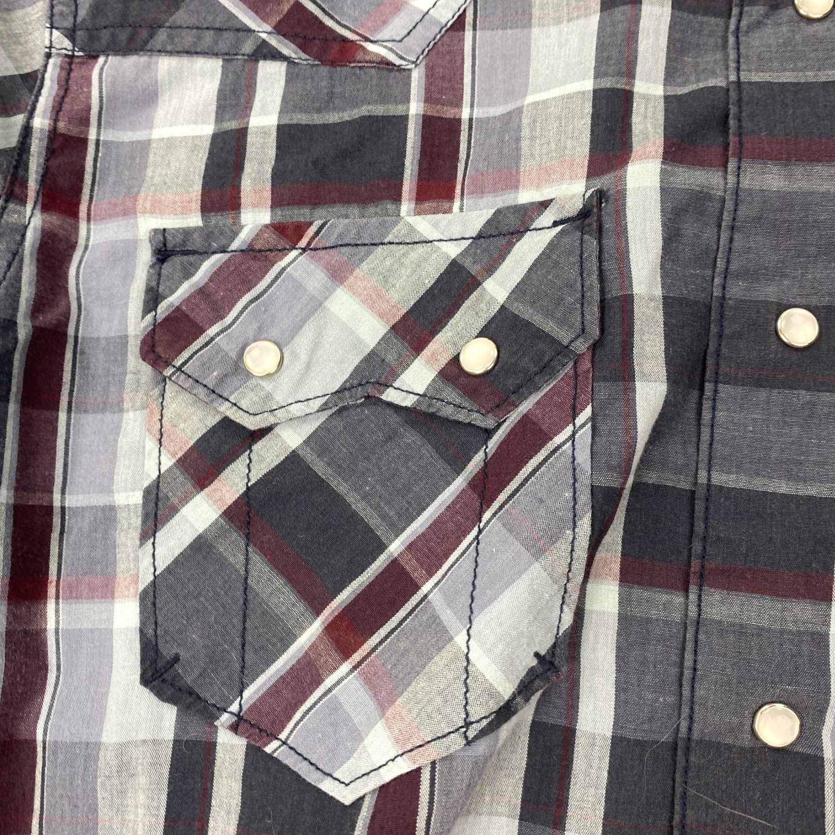 Levi's VINTAGE Levi's Shirt Mens Small Blue Plaid Western Pearl Snap Sawtooth Pockets Cowboy Size US S / EU 44-46 / 1 - 7 Thumbnail