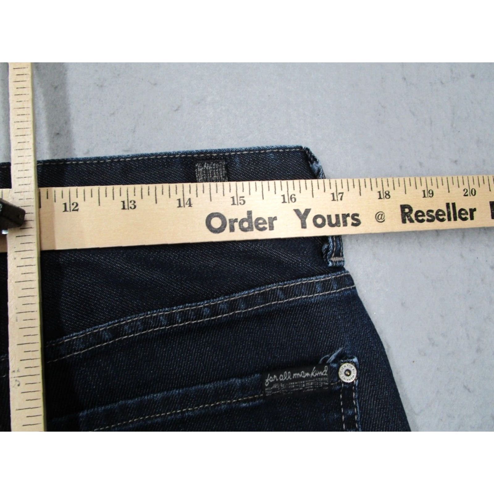 7 For All Mankind 7 For All Mankind Jeans Mens 32 Blue Austyn Denim Made in USA 32x27 Size US 32 / EU 48 - 6 Thumbnail