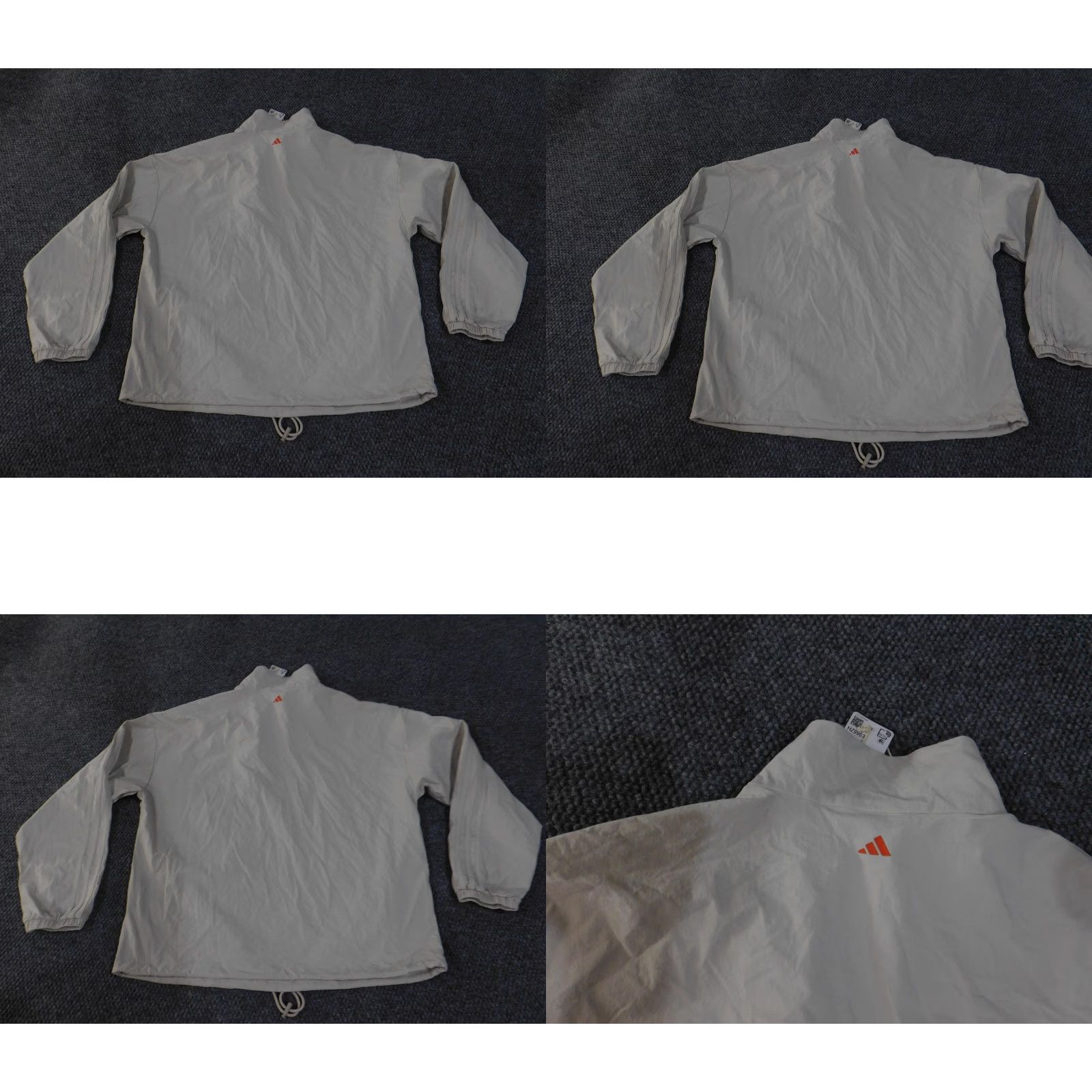 Adidas Adidas Select 1/4 JKT Jacket Womens Small Beige Alumina Basketball Pullover NWT Size S / US 4 / IT 40 - 9 Thumbnail