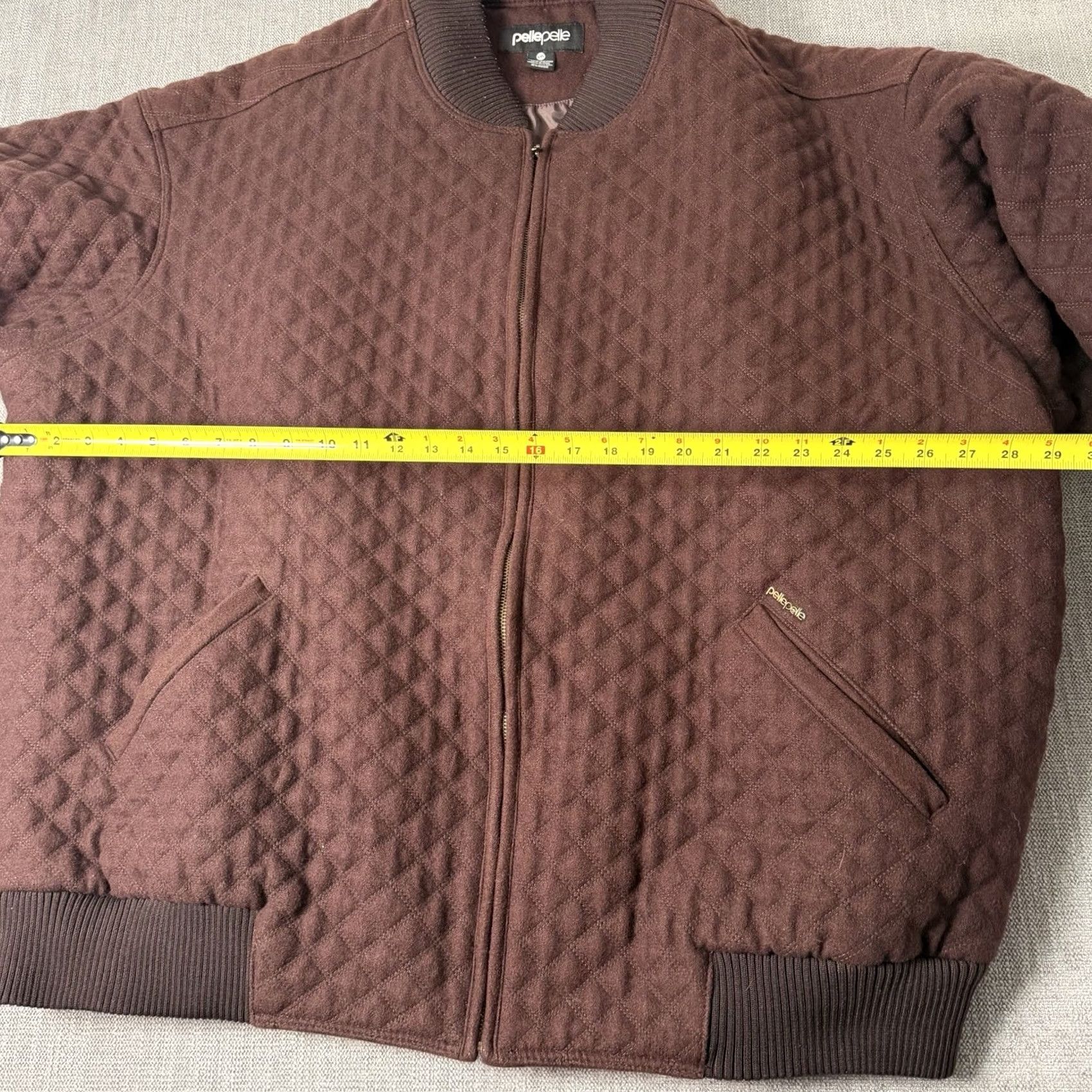 Pelle Pelle VINTAGE Pelle Pelle Wool Blend Jacket Bomber 5XL BIG & TALL Brown Mens Size US XXL / EU 58 / 5 - 7 Thumbnail