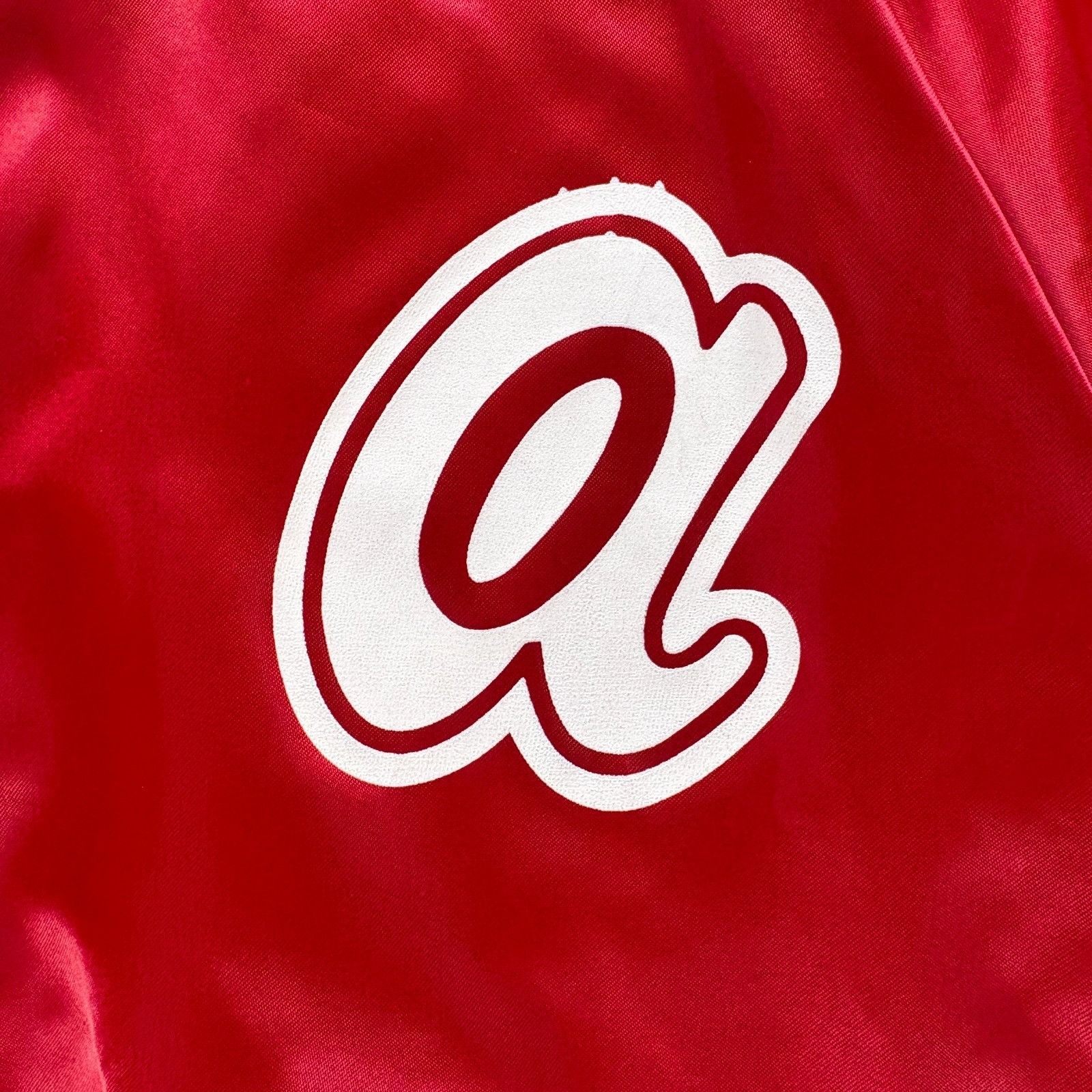 Other Vintage Taylor Jacket's 80's Atlanta Braves Red Satin Bomber Size US M / EU 48-50 / 2 - 4 Thumbnail