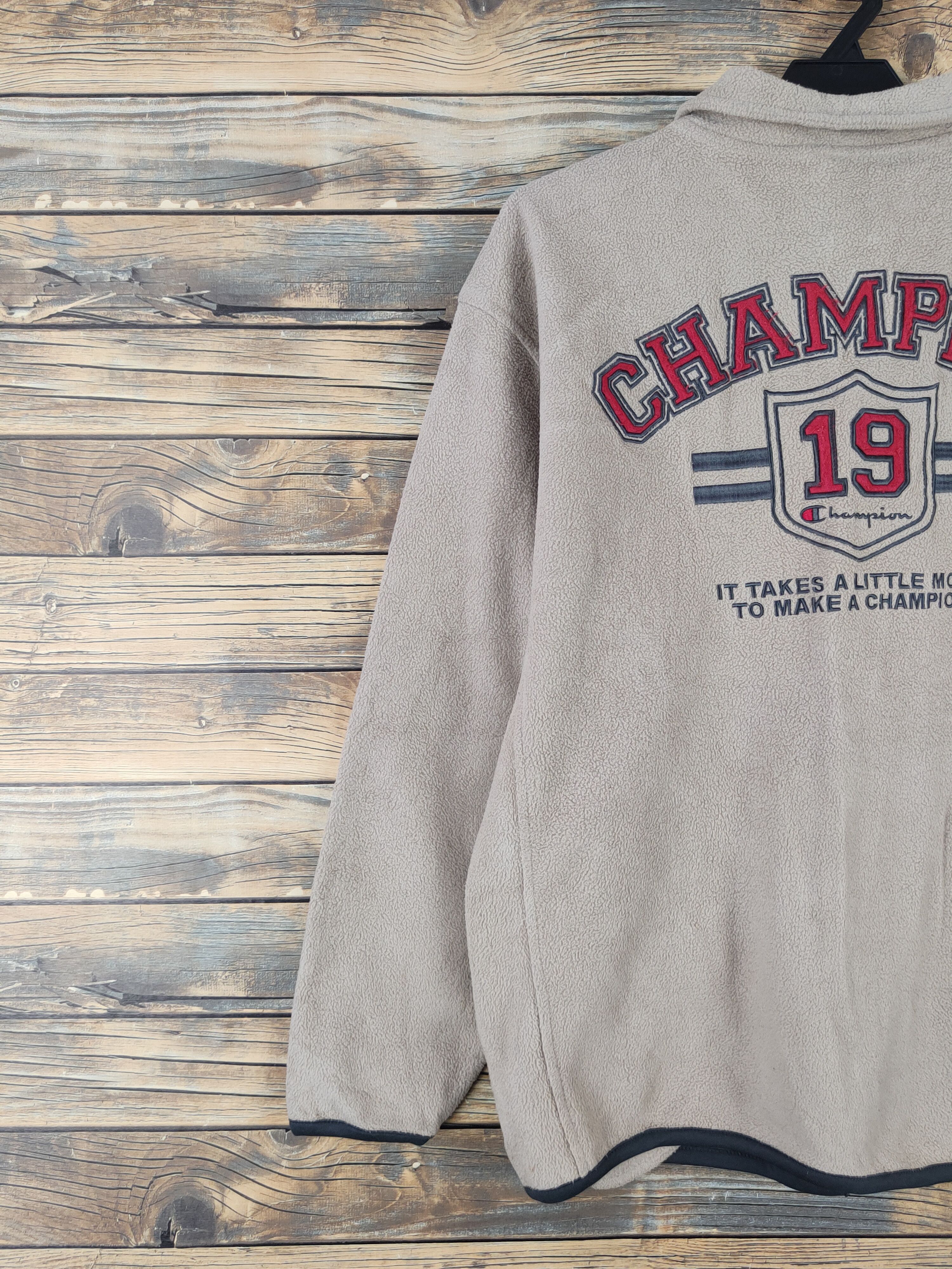 Champion × Vintage DL Champion Light Brown Wool Sweaters #553 Size US M / EU 48-50 / 2 - 11 Thumbnail