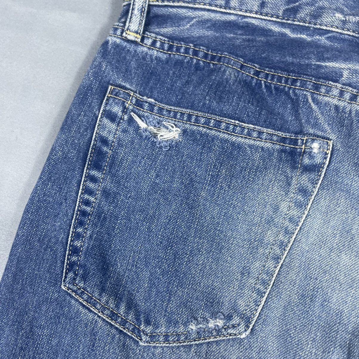 Hysteric Glamour processing straight denim pants indigo blue series Size US 29 - 16 Thumbnail