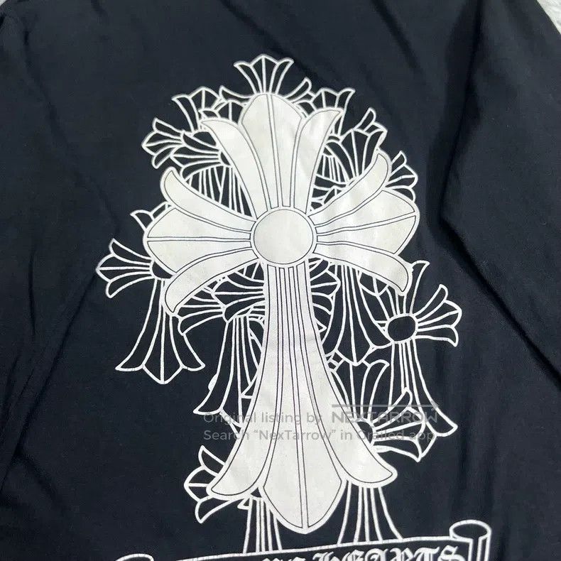 Chrome Hearts CHROME HEARTS Size M Long-sleeve shirt with a cross on the Size US M / EU 48-50 / 2 - 7 Thumbnail