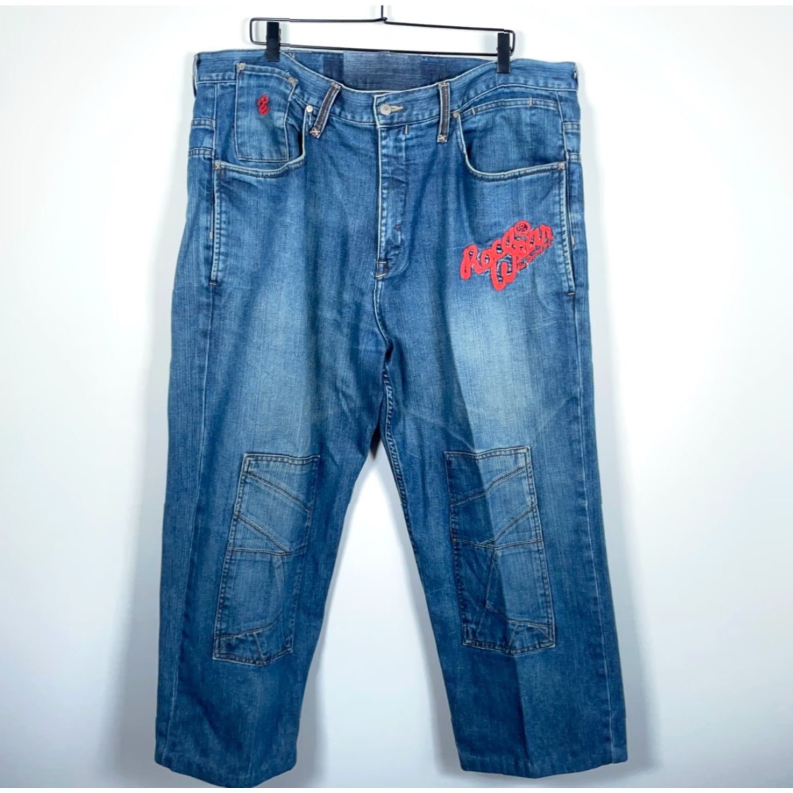 Rocawear Rocawear Denim Jacket & Jeans Set Mens XL / 43 x 28 Baggy Fit Y2K Streetwear Denim Coat & Jeans 2 Piece Size US 36 / EU 52 - 5 Thumbnail