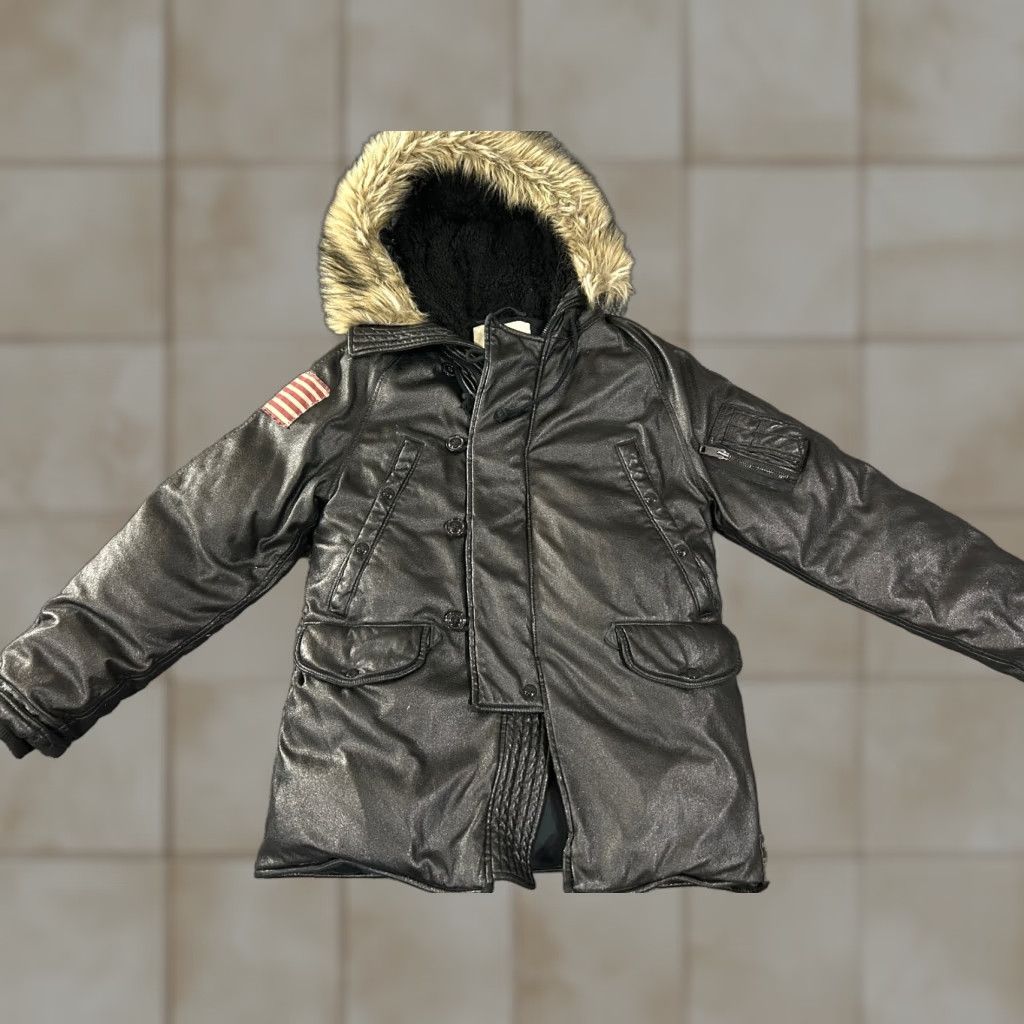 Vintage Denim & Supply Ralph Lauren Jacket Mens L Parka Green Down Puffer Logo Zip Casual Outdoor Fall Winter Size US L / EU 52-54 / 3 - 1 Thumbnail