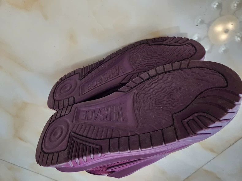 Versace Versace Spaceship shoes purple cowhide Medusa avatar desig Size US 9 / EU 42 - 9 Thumbnail