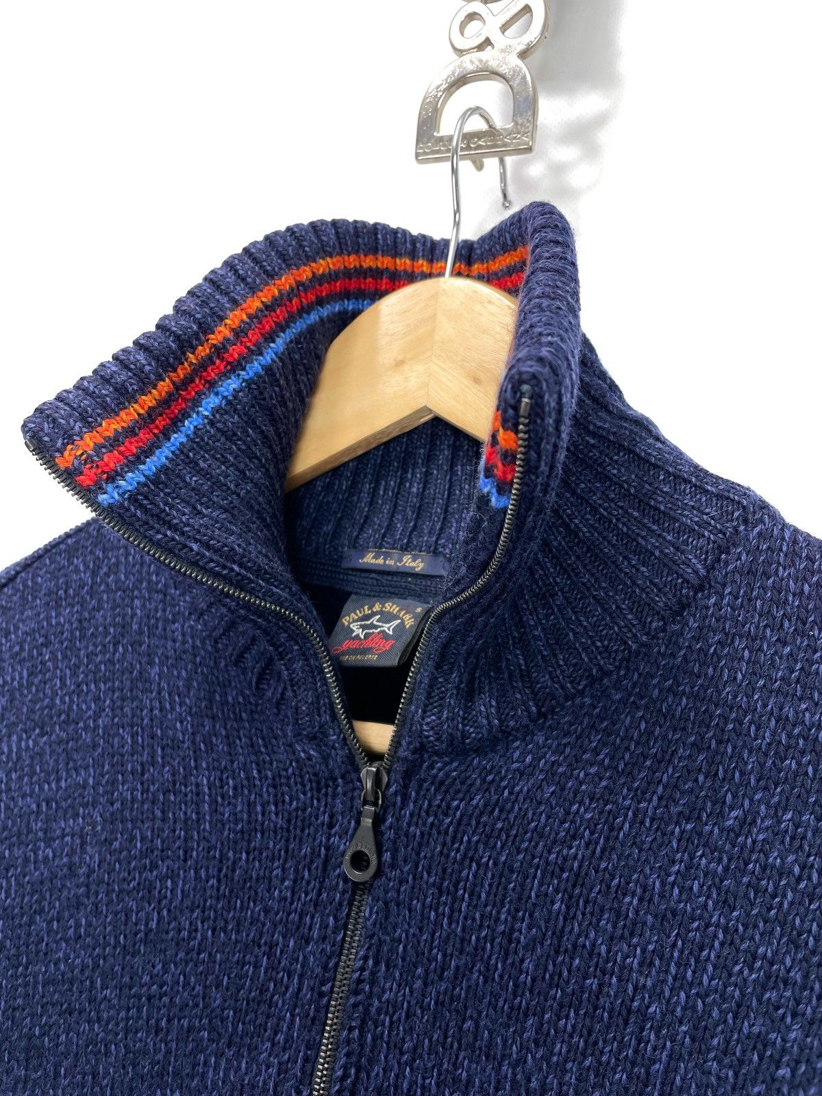 Paul & Shark Vintage Paul & Shark Yachting 1/4 Zip Wool Sweater - Size S Size US S / EU 44-46 / 1 - 8 Thumbnail