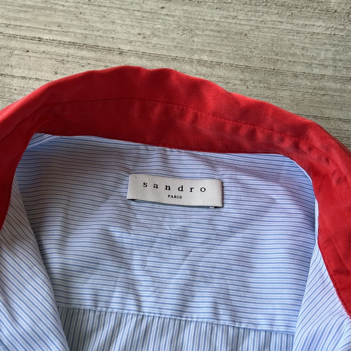 Sandro Sandro Paris Luxury Button Ups Shirt Size M / US 6-8 / IT 42-44 - 4 Thumbnail