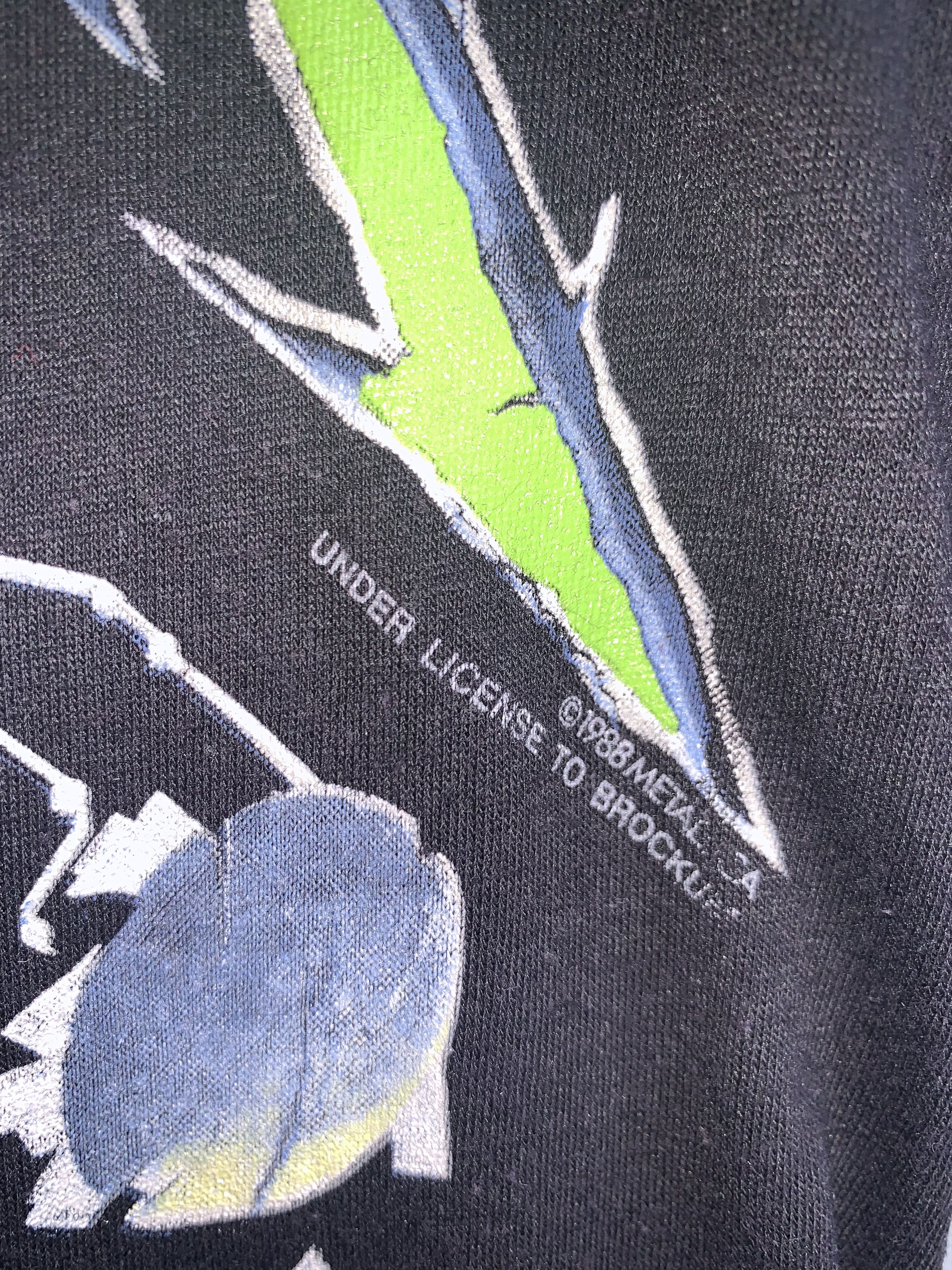 Metallica Metallica Tour 1988's Vintage T-Shirt Size US L / EU 52-54 / 3 - 3 Thumbnail