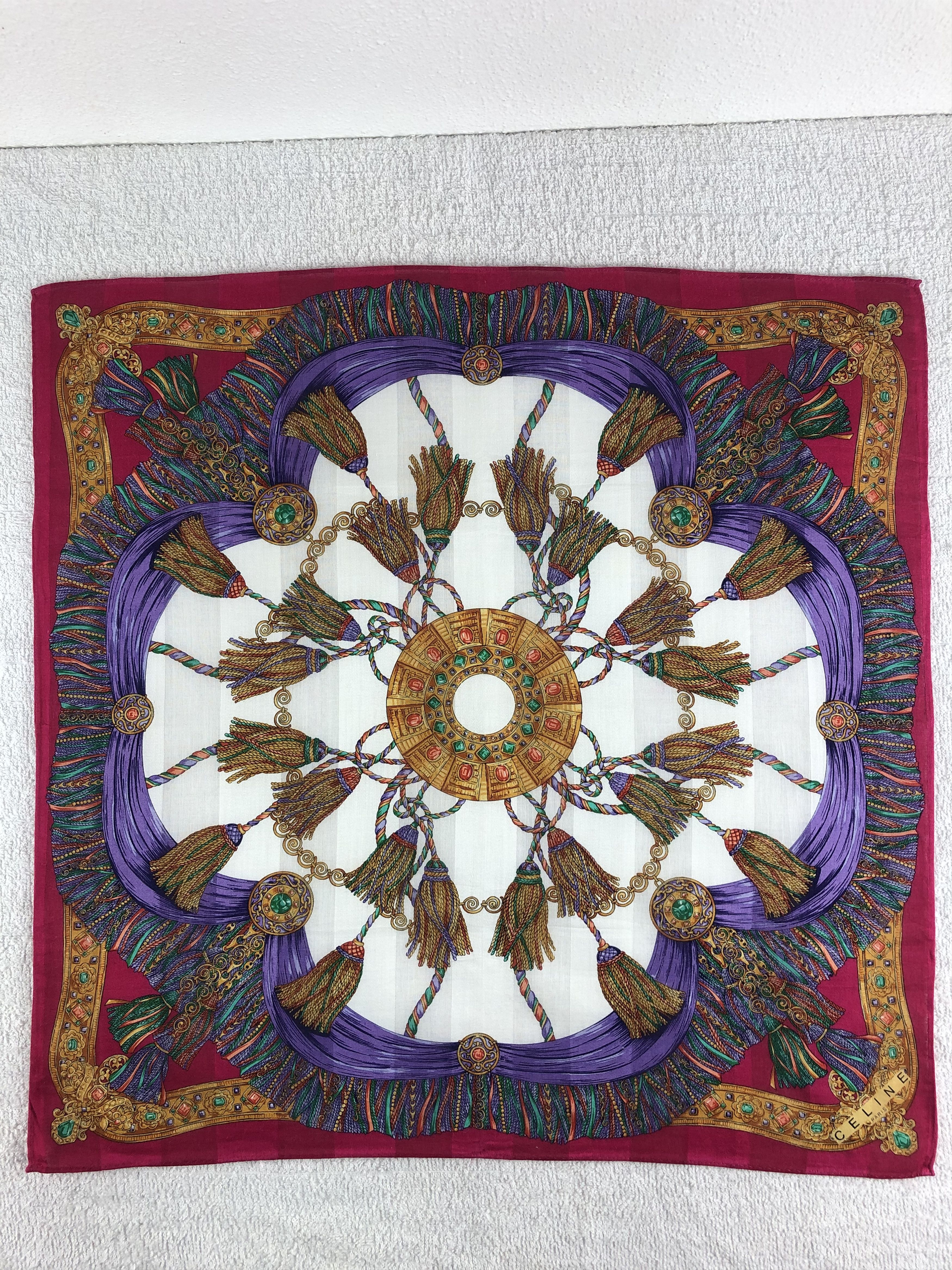 Celine Celine Handkerchief / Bandana / Neckerchief C277 Size ONE SIZE - 3 Thumbnail