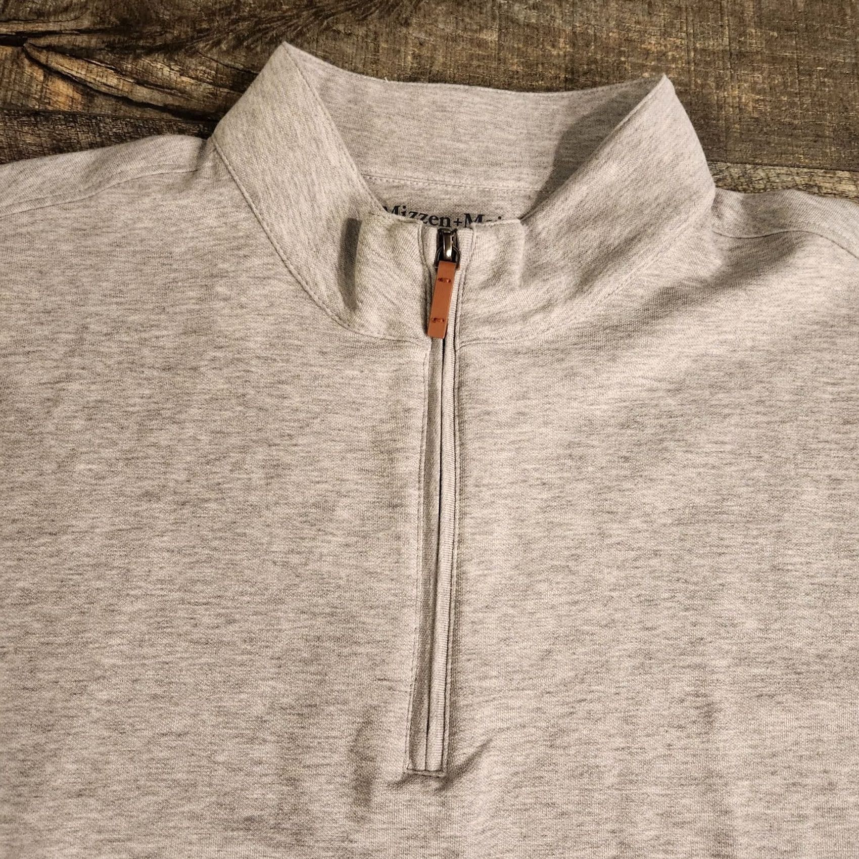 Mizzen+Main Mizzen+Main KPI Quarter Zip Mens Large Heather Gray Silver New with Tags Size US L / EU 52-54 / 3 - 5 Thumbnail