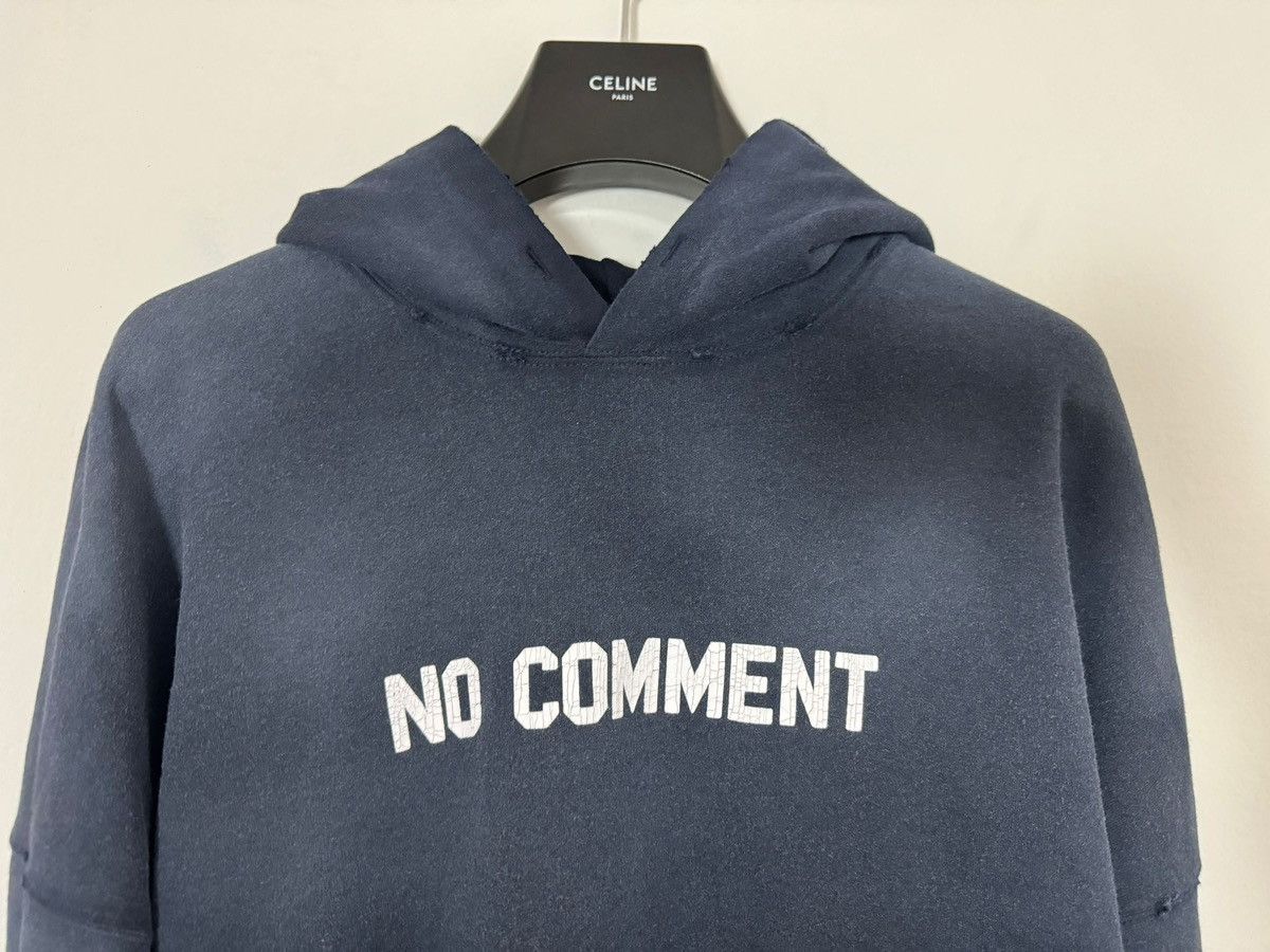 Balenciaga FW21 - NO COMMENT - Heavy Oversize Hoodie Runway Royal Blue Size US L / EU 52-54 / 3 - 4 Thumbnail