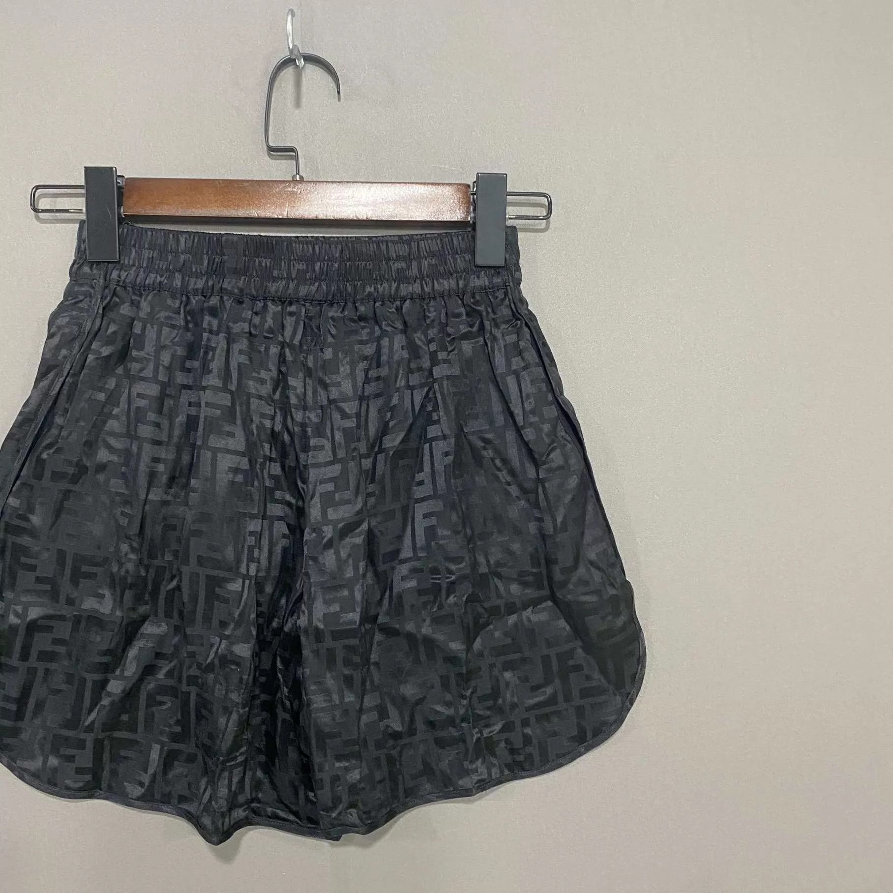 Fendi FENDI Double F All-Over Print Shorts 98 New 36 Size 25" / US 0 / IT 36 - 1 Thumbnail