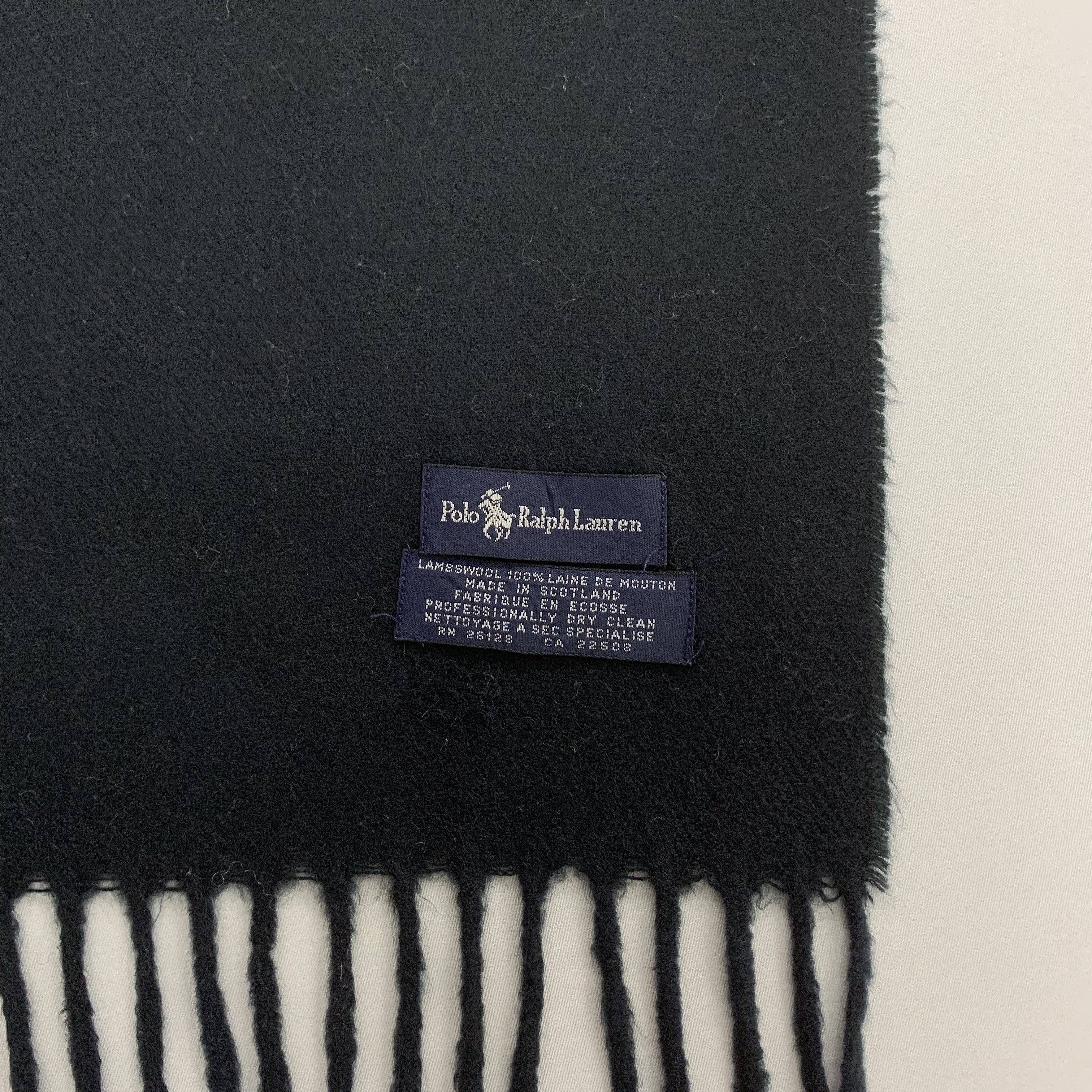 Polo Ralph Lauren Polo Ralph Lauren Scarf Wool Muffler Neck Wrap BL1072 Size ONE SIZE - 6 Thumbnail