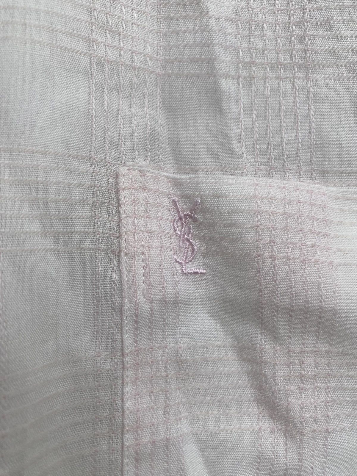 Yves Saint Laurent Super Soft YSL Shirt White Summer Size US XXL / EU 58 / 5 - 2 Thumbnail