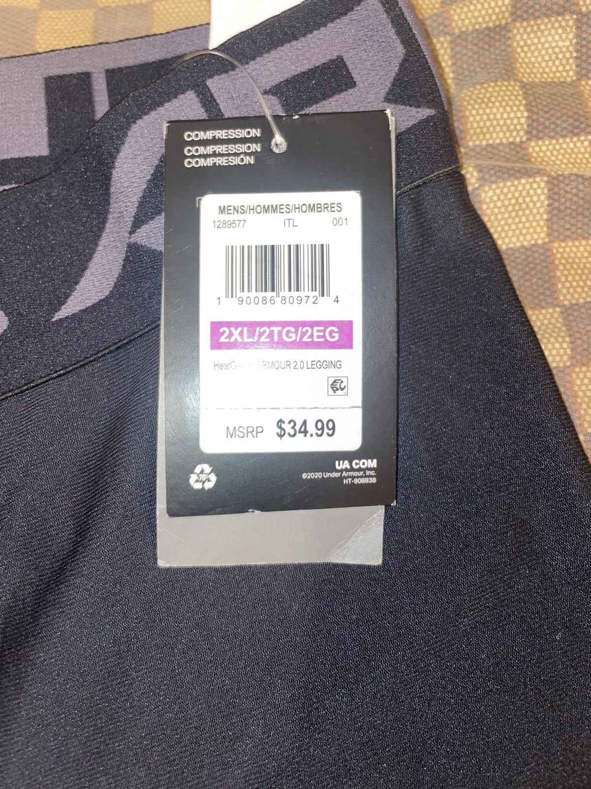 Under Armour Under Armour Compression Leggings Size US 35 - 4 Thumbnail