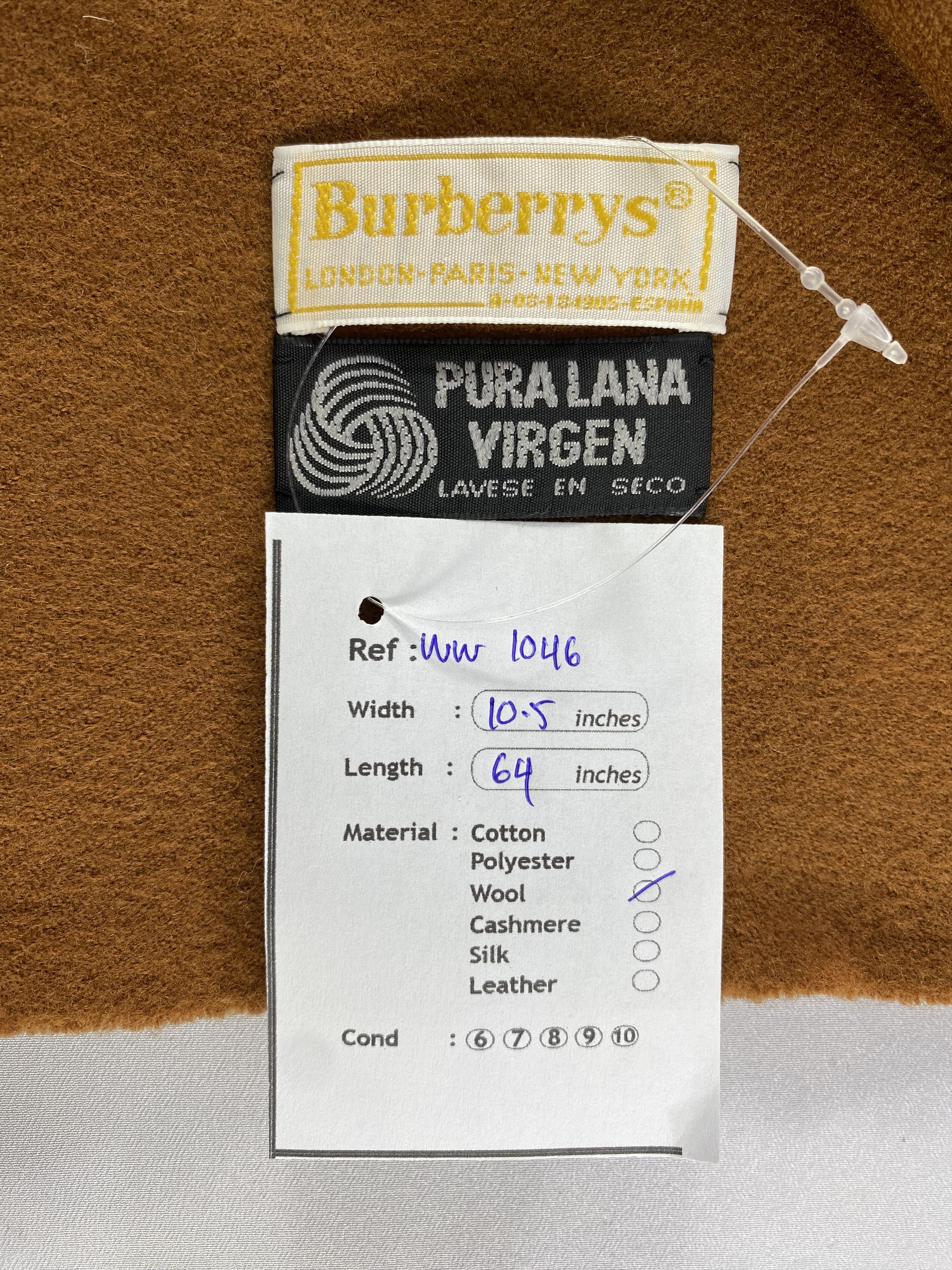 Burberry × Vintage Burberry Scarf / Muffler / Neckwear - WW1046 Size ONE SIZE - 8 Thumbnail
