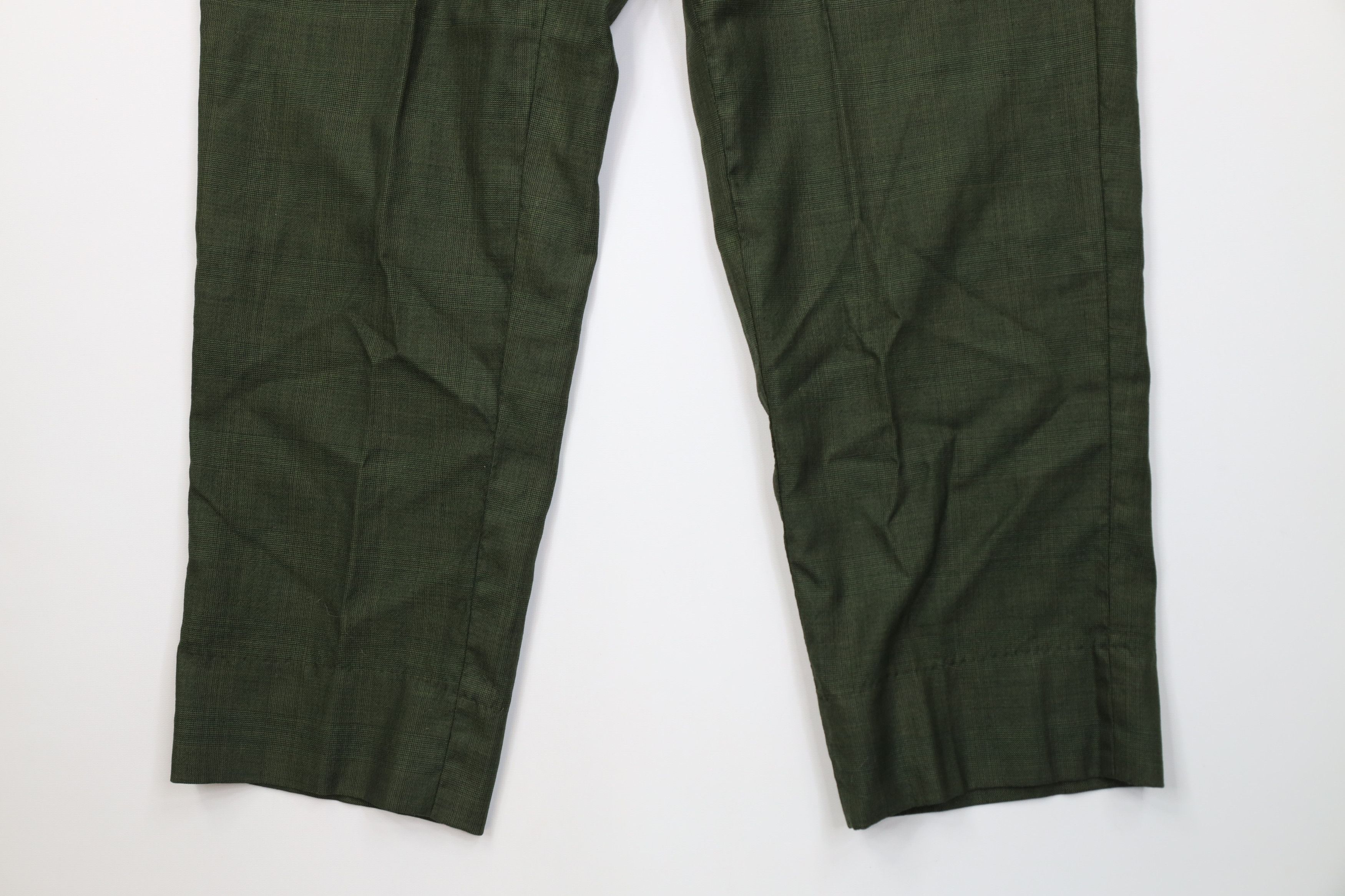 Vintage Vintage 50s Hollywood Regency Knit Chino Pants USA Green Size US 34 / EU 50 - 4 Thumbnail