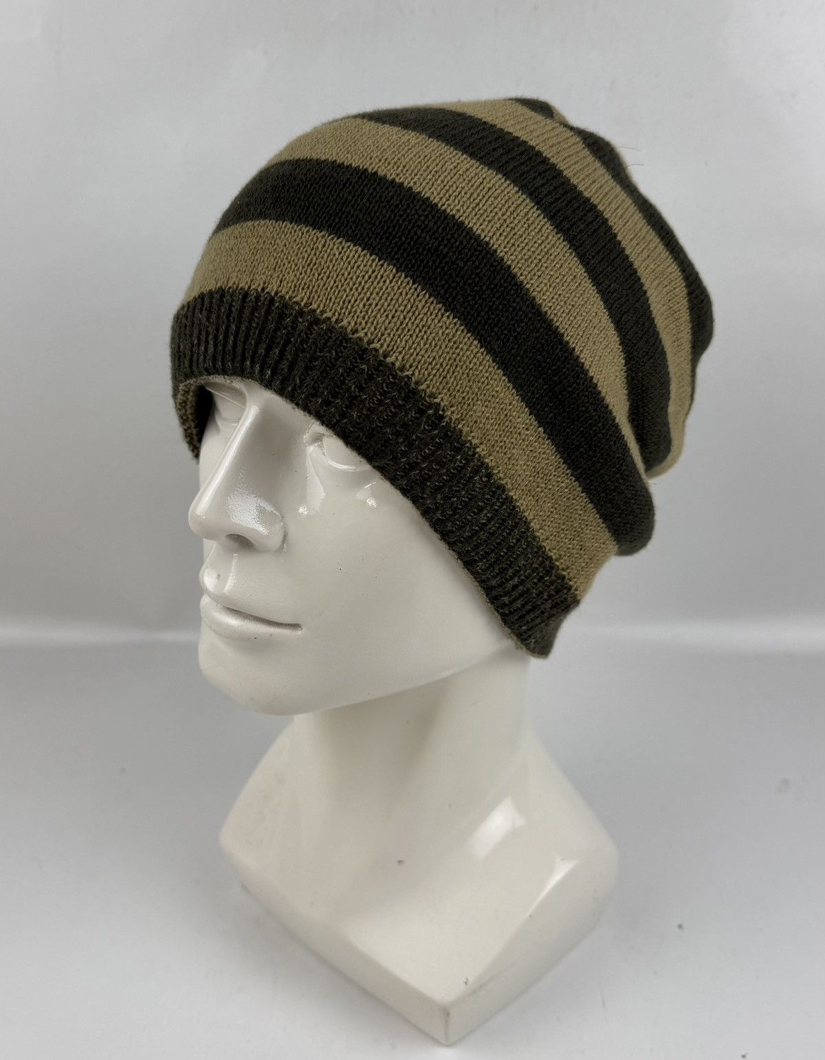 Japanese Brand rare distressed reversible beanie hat tc52 Size ONE SIZE - 2 Thumbnail