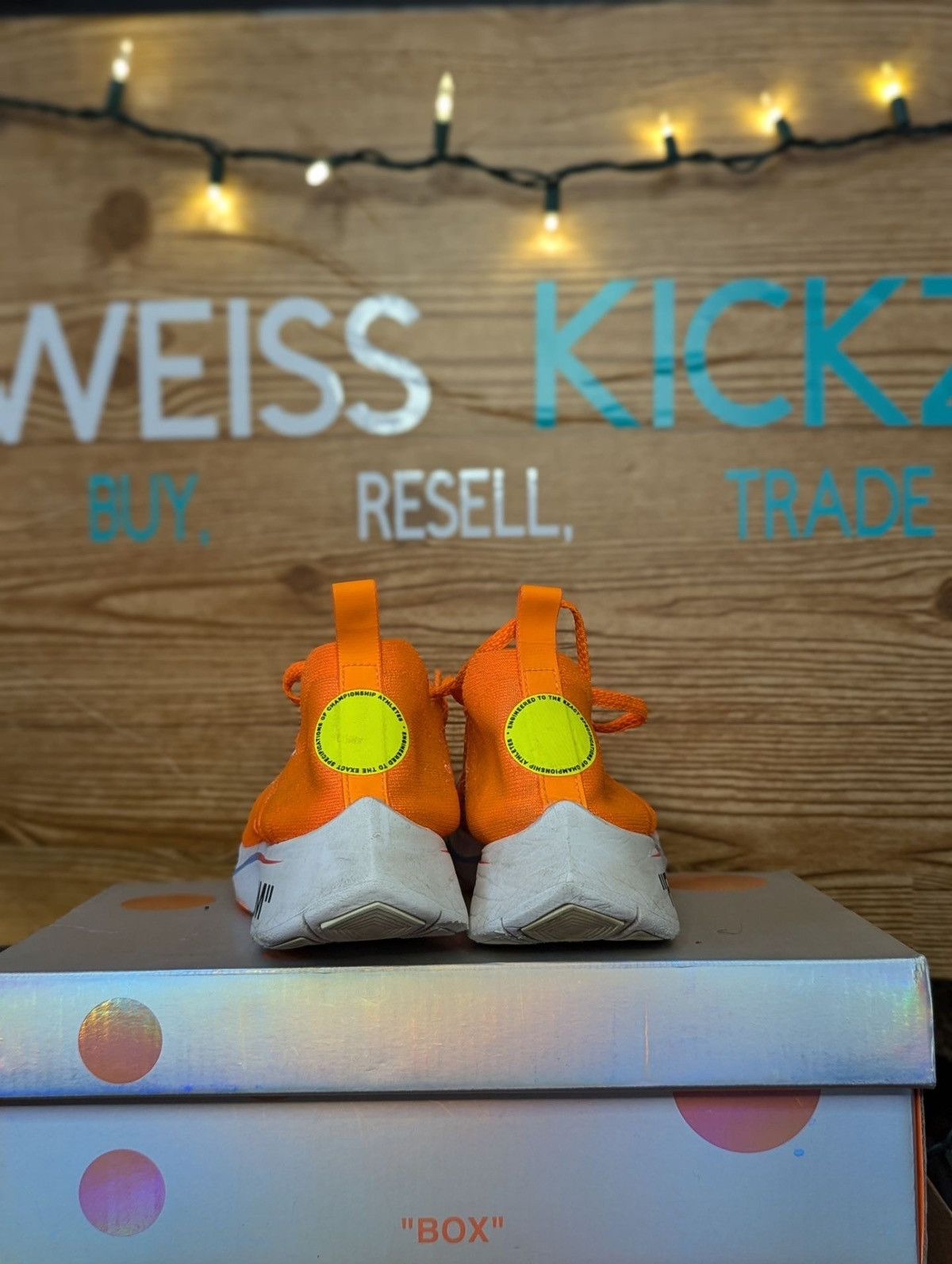 Nike × Off-White Nike off white zoom mercurial orange Size US 7 / EU 40 - 6 Thumbnail