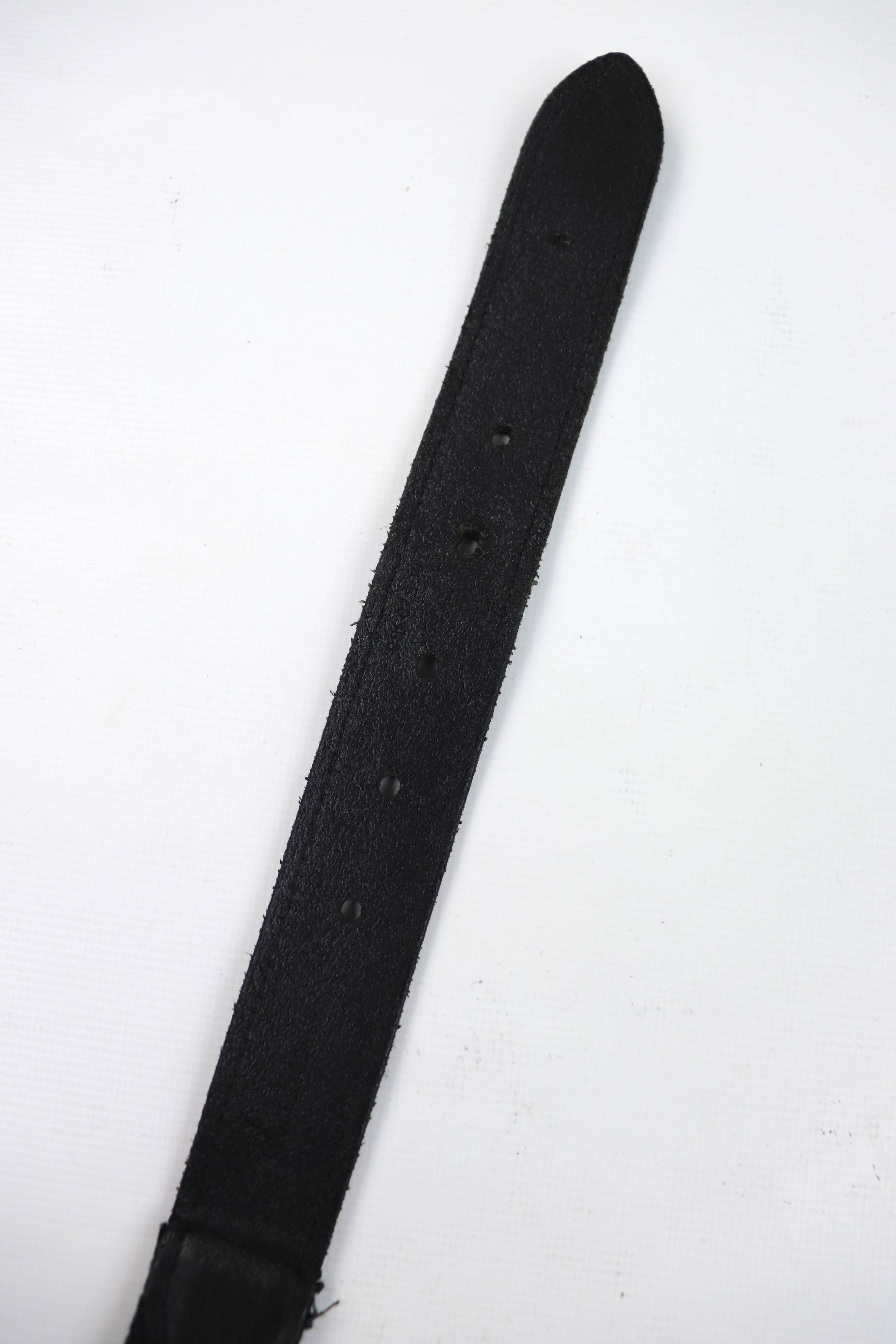 Polo Ralph Lauren POLO Ralph Lauren Women's Black Canvas/Leather Belt Size ONE SIZE - 13 Thumbnail