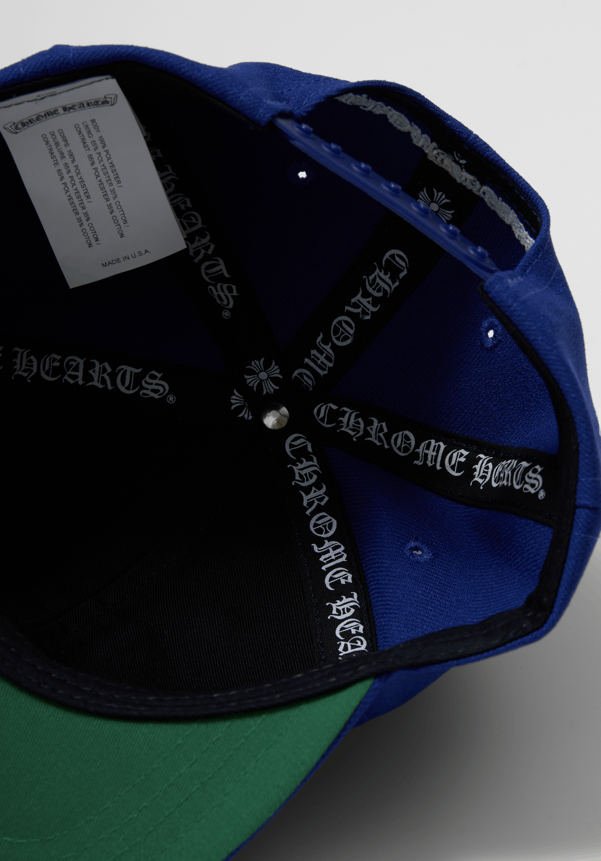 Chrome Hearts Chrome Hearts 6 Panel On Field CH White Baseball Cap Blue Size ONE SIZE - 6 Thumbnail