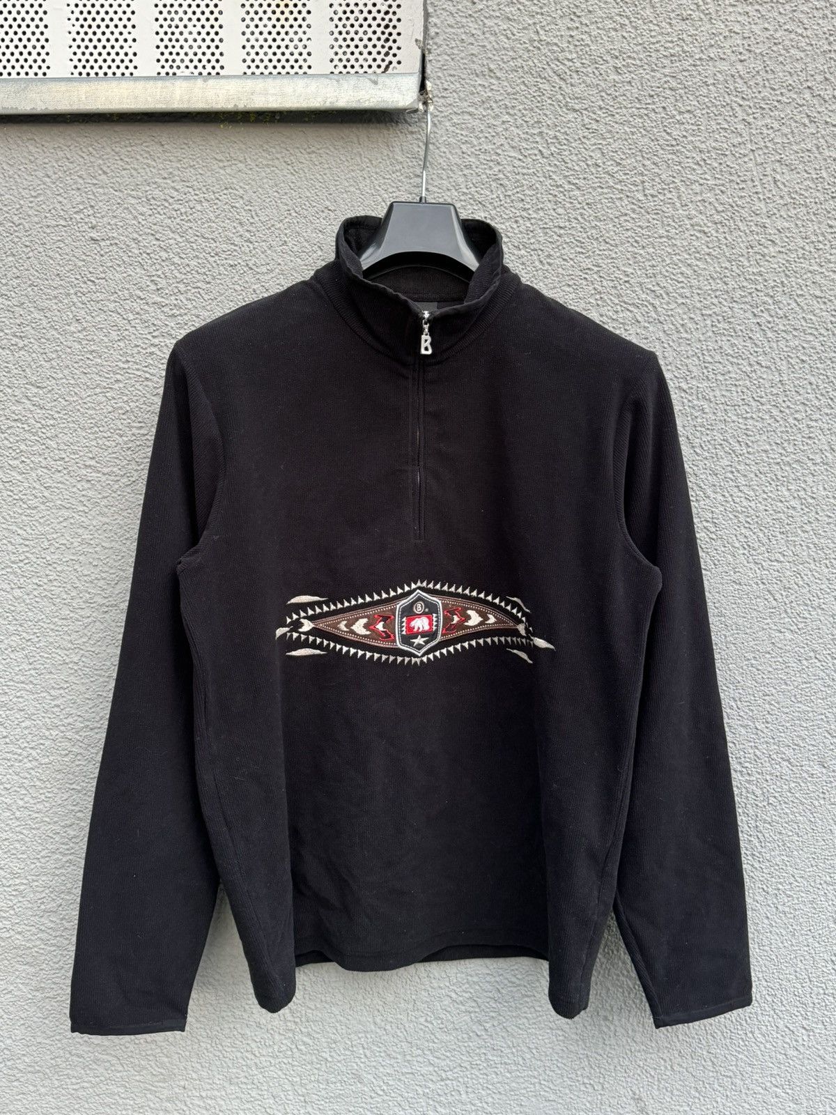 Aztech Mountain × Bogner Bogner Actec Polar Bear 1/4 Zip Sweatshirt Black Size US M / EU 48-50 / 2 - 1 Thumbnail
