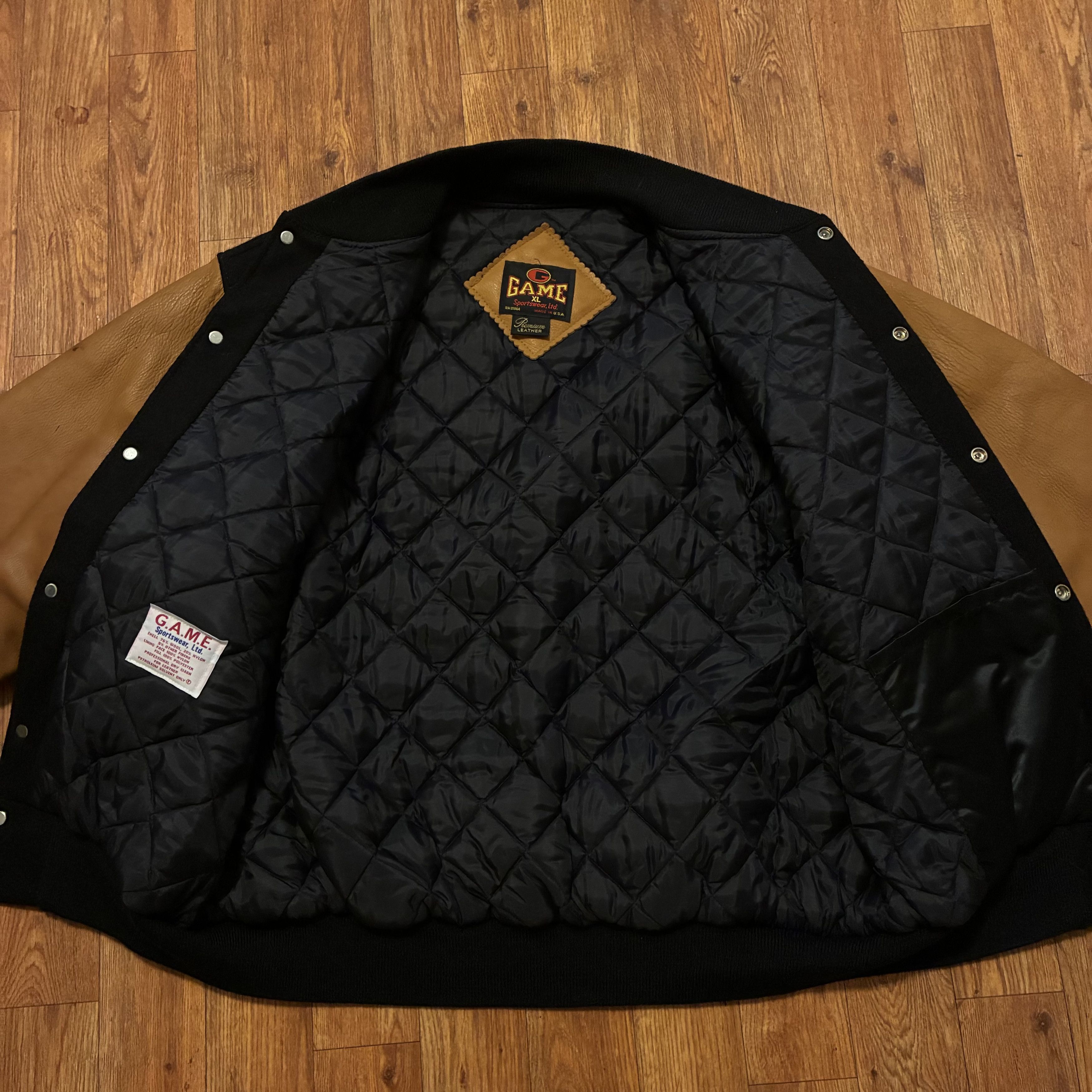 The Game Vintage The Game Wool Leather Varsity Letterman Jacket Size US XL / EU 56 / 4 - 7 Thumbnail