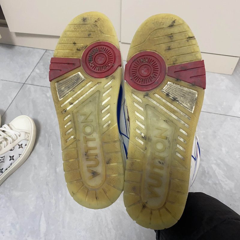 Louis Vuitton Louis Vuitton Tricolor Classic Sneakers for Men - Size US 7.5 / EU 40-41 - 4 Thumbnail