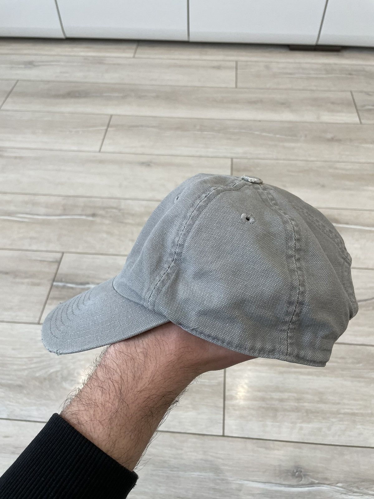 Nike × Vintage Vintage hype streetwear Nike Swoosh logo cap distressed Size ONE SIZE - 4 Thumbnail
