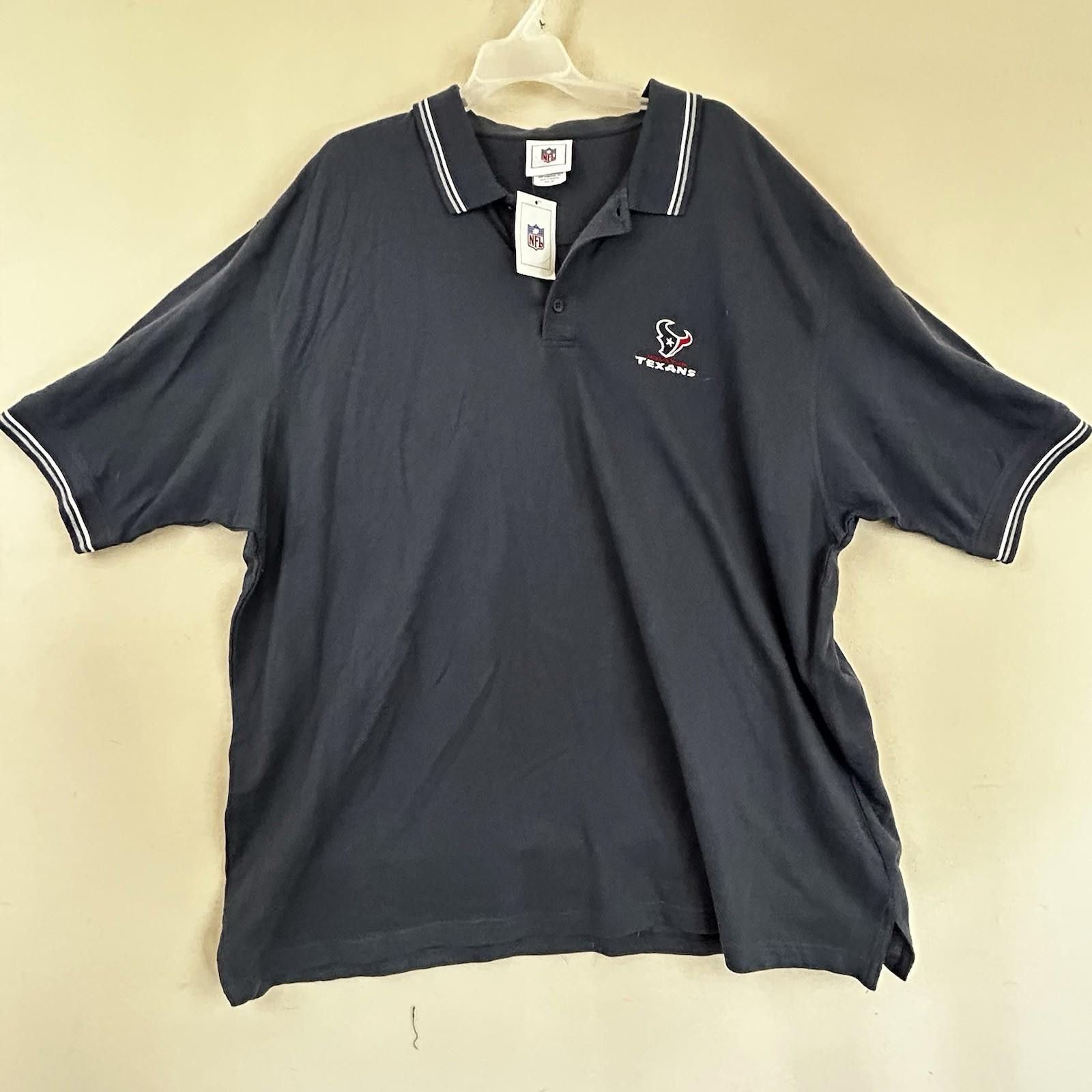 Imogene + Willie NFL HOUSTON TEXANS Polo Shirt 3XL Navy Embroidered Log NWT Size US XXL / EU 58 / 5 - 2 Thumbnail