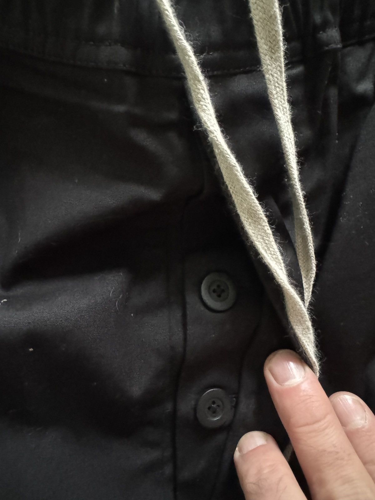 Rick Owens Mastadon drop crotch pants in cotton poplin Size US 34 / EU 50 - 3 Thumbnail