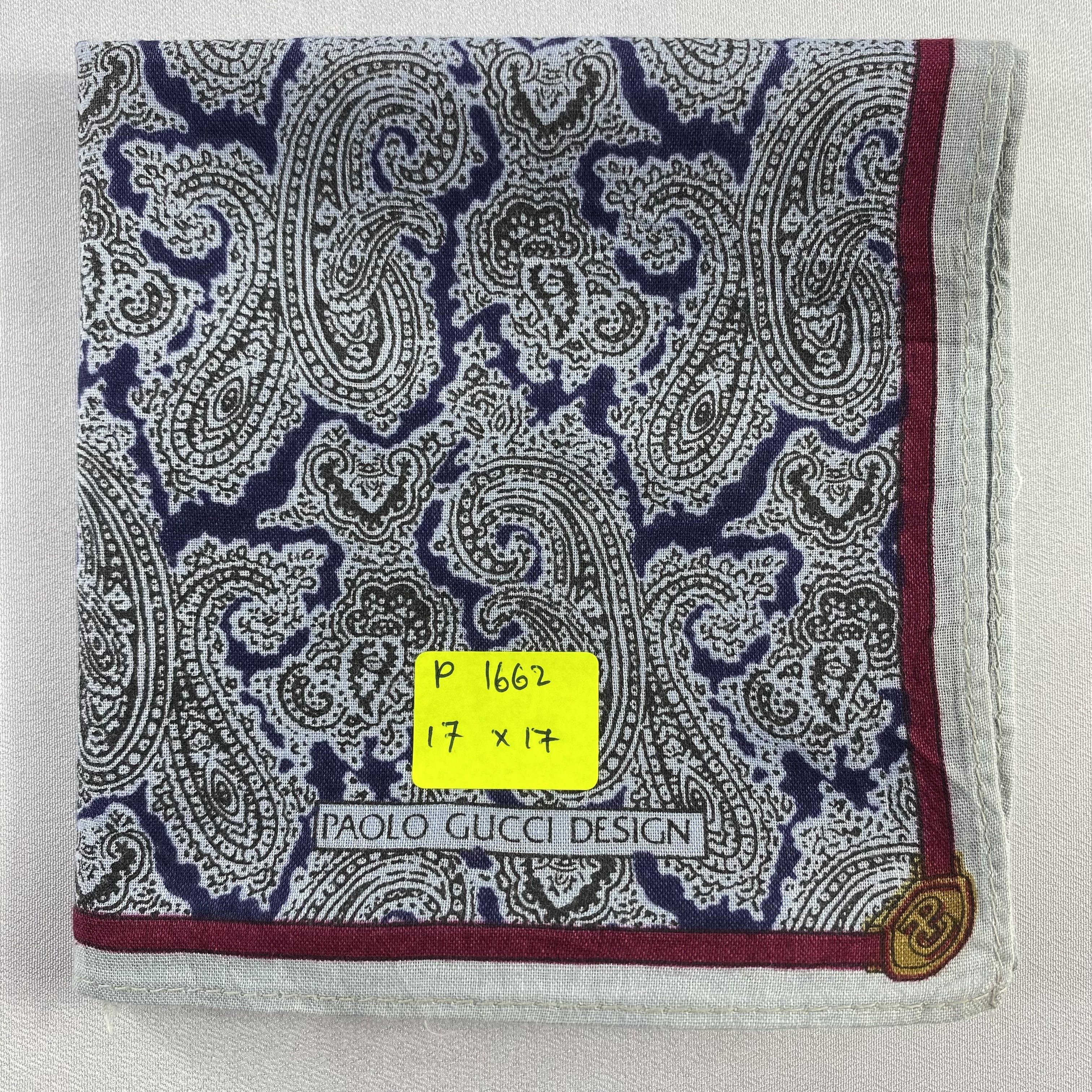 Paolo Gucci × Vintage Paolo Gucci Handkerchief / Neckerchief / Bandana-P1662 Size ONE SIZE - 5 Thumbnail