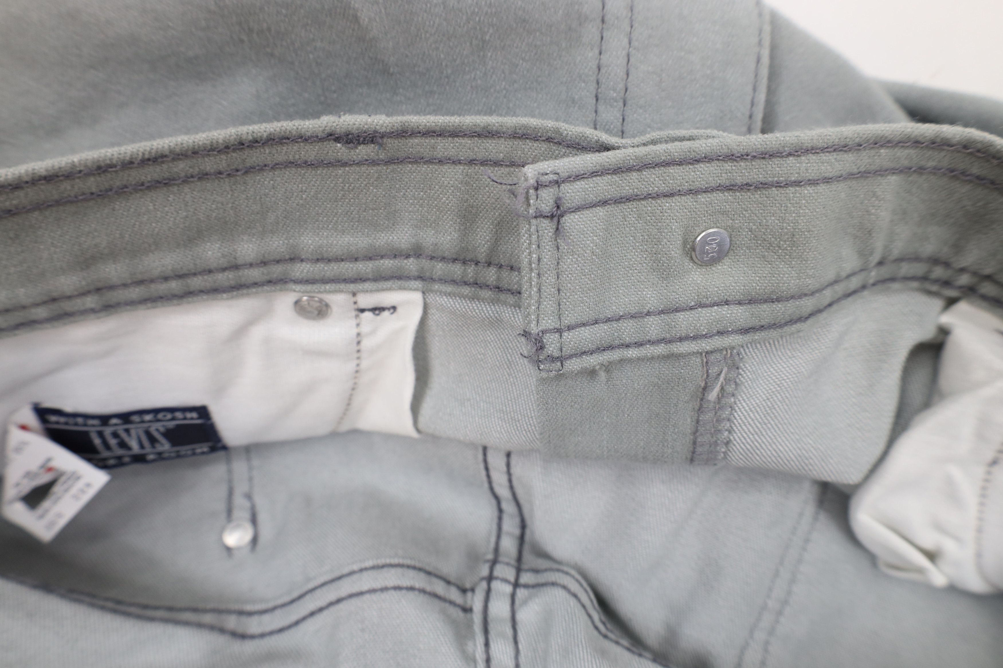 Levi's × Vintage Vintage 80s 90s Levis Flared Wide Leg Jeans Pants Gray USA Size US 36 / EU 52 - 9 Thumbnail