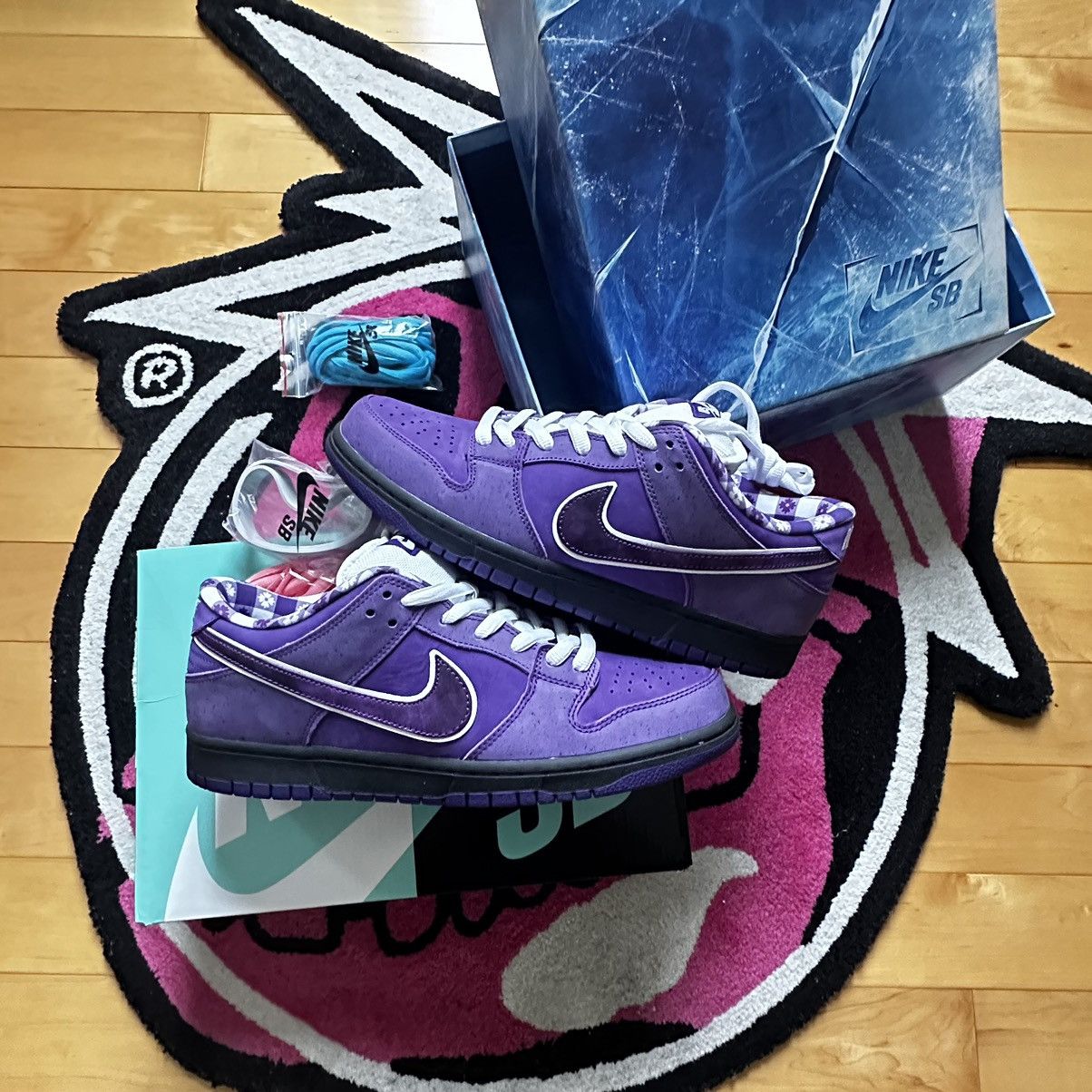 Nike Nike SB Dunk Low Concepts Purple Lobster Size US 11.5 / EU 44-45 - 1 Thumbnail