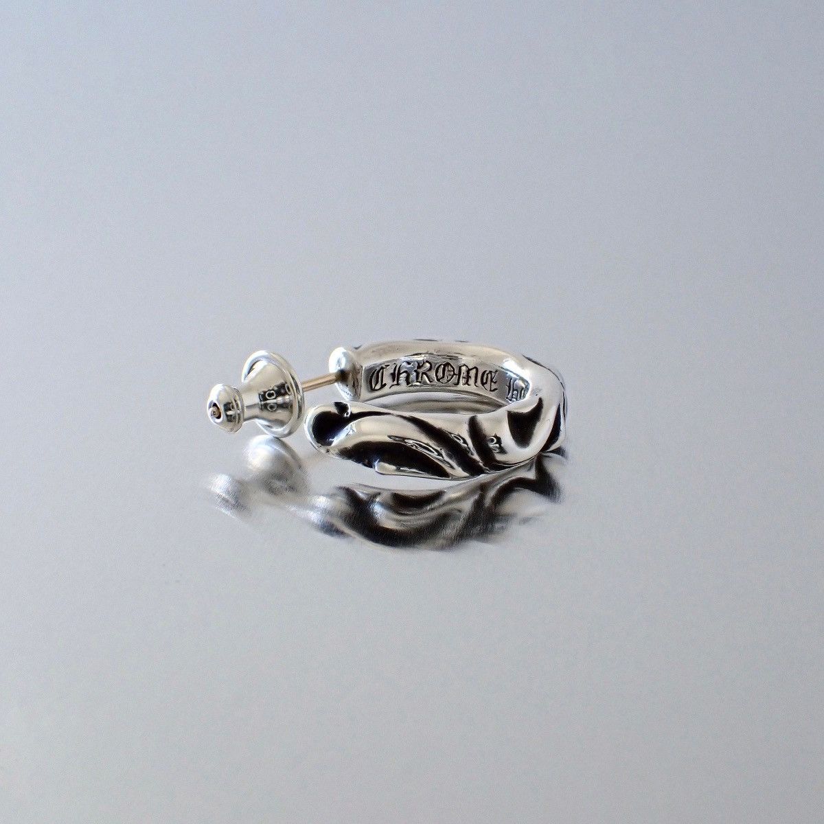 Boucles D'oreilles Chrome Hearts Half Hoop - Occasion - Style Vintage Rock