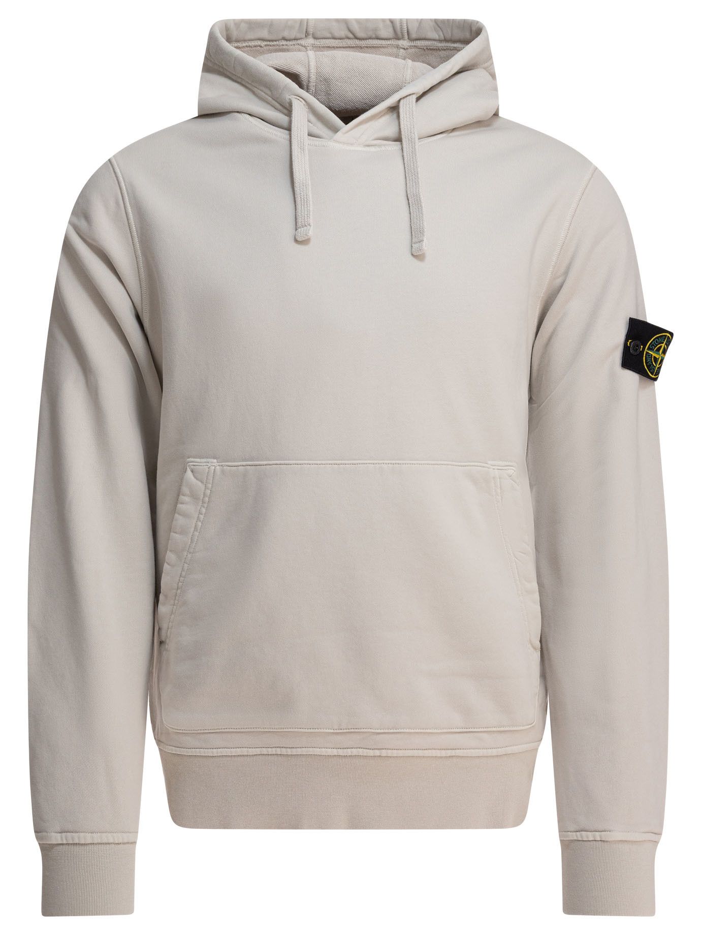 Stone Island Organic Cotton Fleece Hoodie tag size XL Men