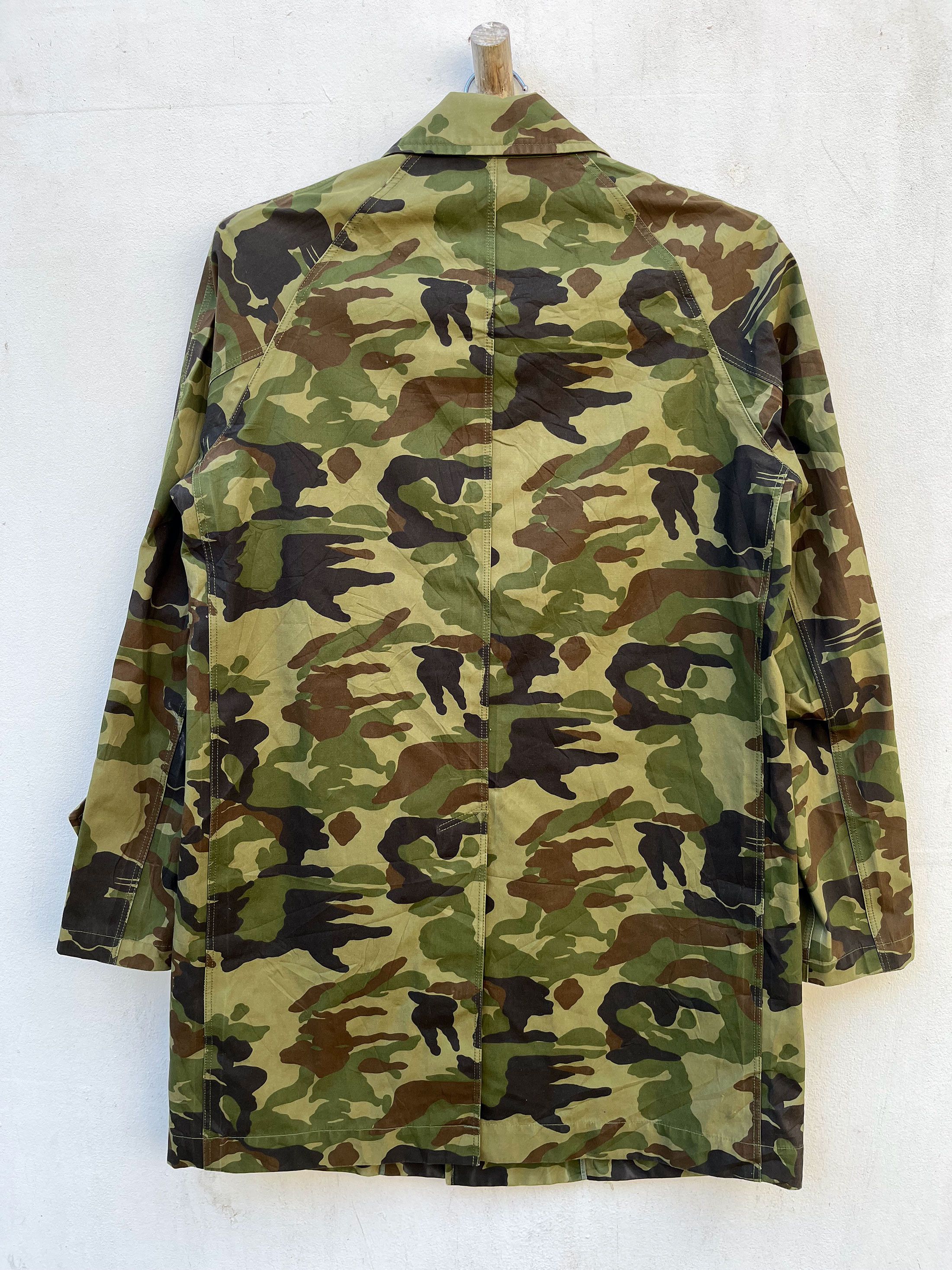 Goretex × Japanese Brand × Nanamica Nanamica Gore Tex Camouflage Army Coat Size US S / EU 44-46 / 1 - 5 Thumbnail